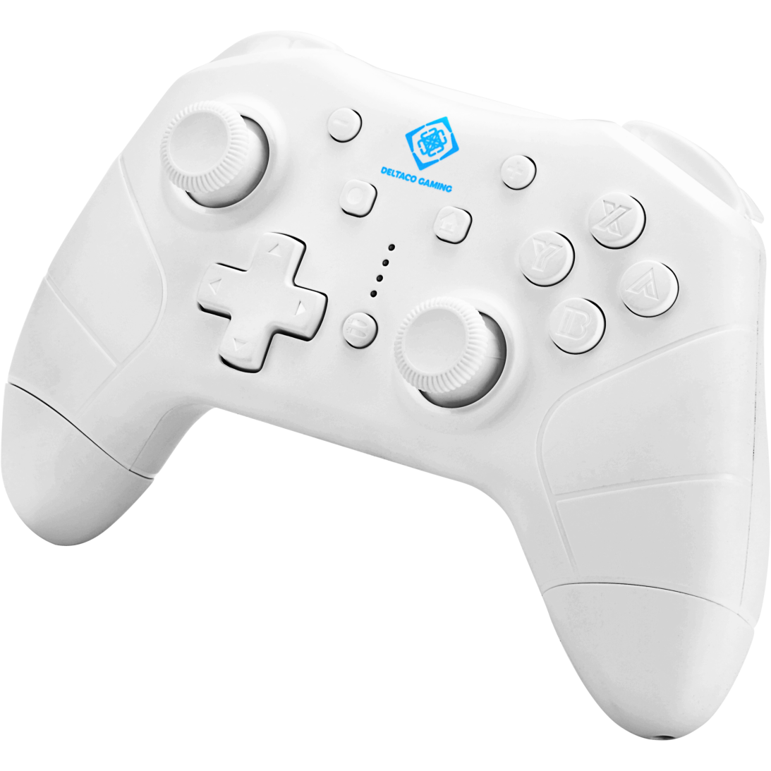 7333048057167 Deltaco Gaming controller Nintendo Switch/PC/Android, white Computer & IT,Nintendo,Nintendo tilbehør 74600010790