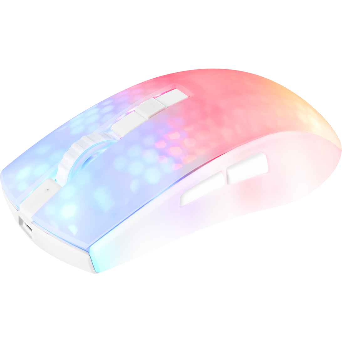 7333048058621 Deltaco Gaming WM89 wireless ultralight mouse, white Computer & IT,Gaming,Gaming trådløs mus 74600010560 WM89