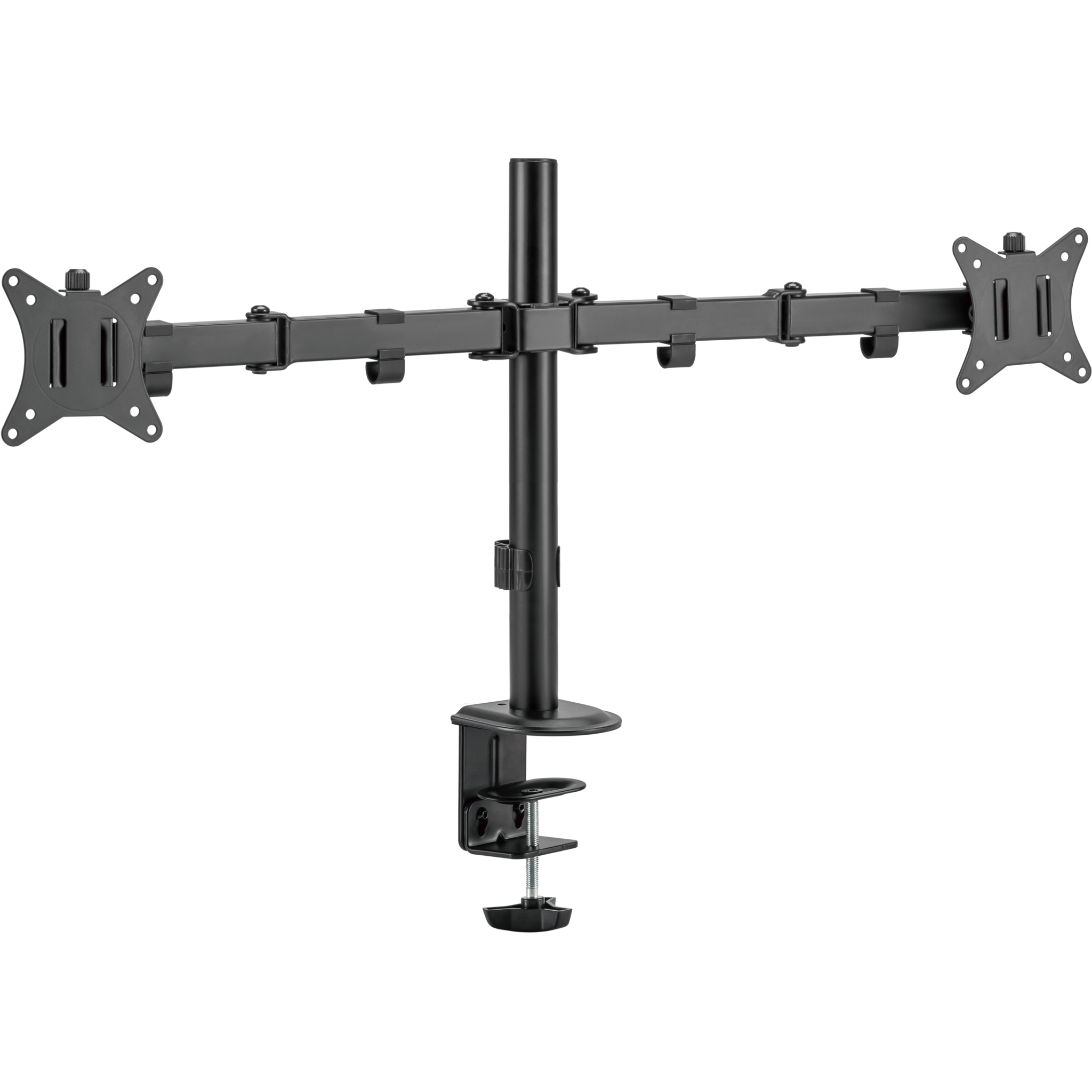 7333048071385 Deltaco ARM-0300-B Dual desk mount Computer & IT,Tilbehør computer & IT,Diverse 74600011410 ARM-0300-B