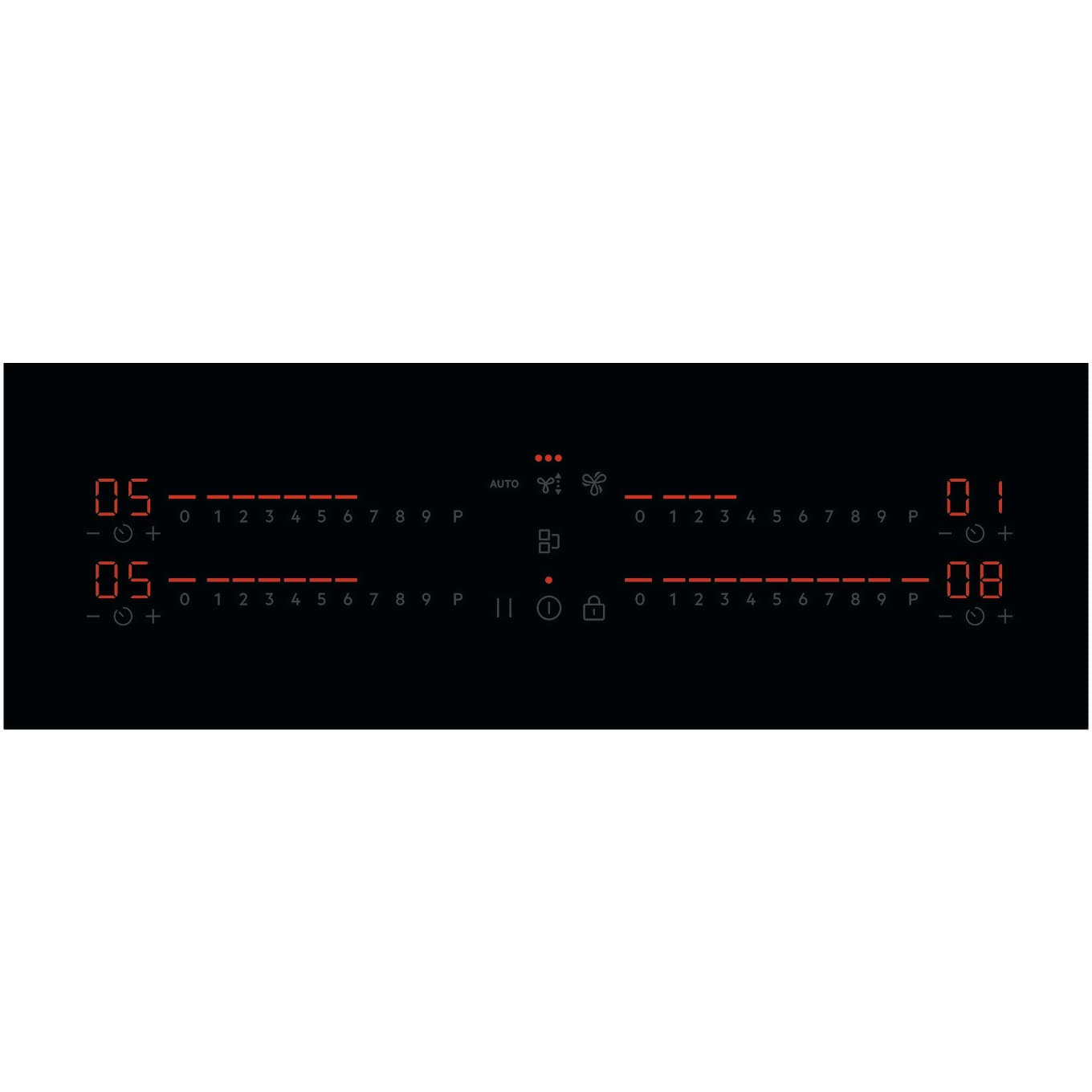 AEG TCH74B01CB - Kogeplade med indbygget emhætte