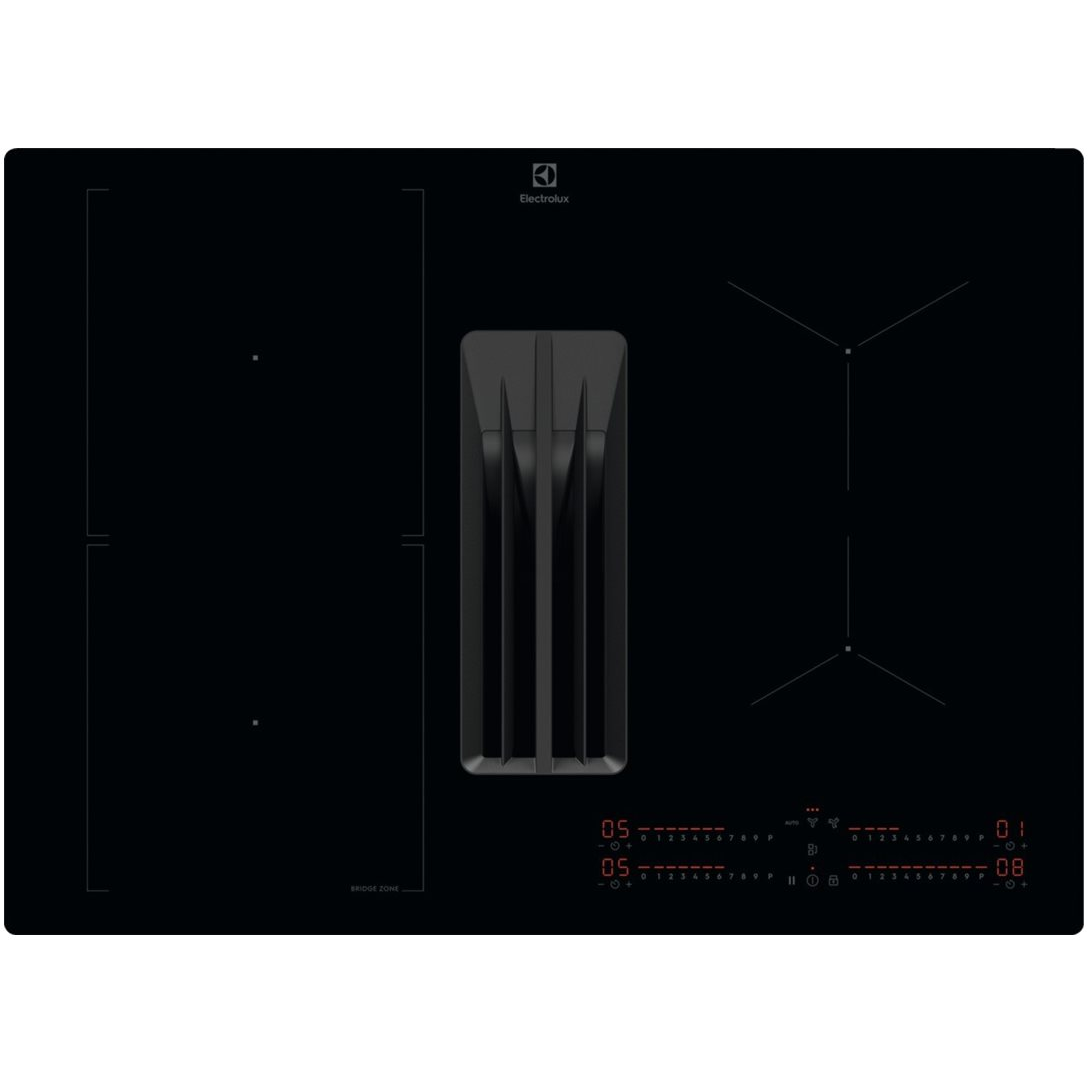 Electrolux HHOB760S - Kogeplade med indbygget emhætte