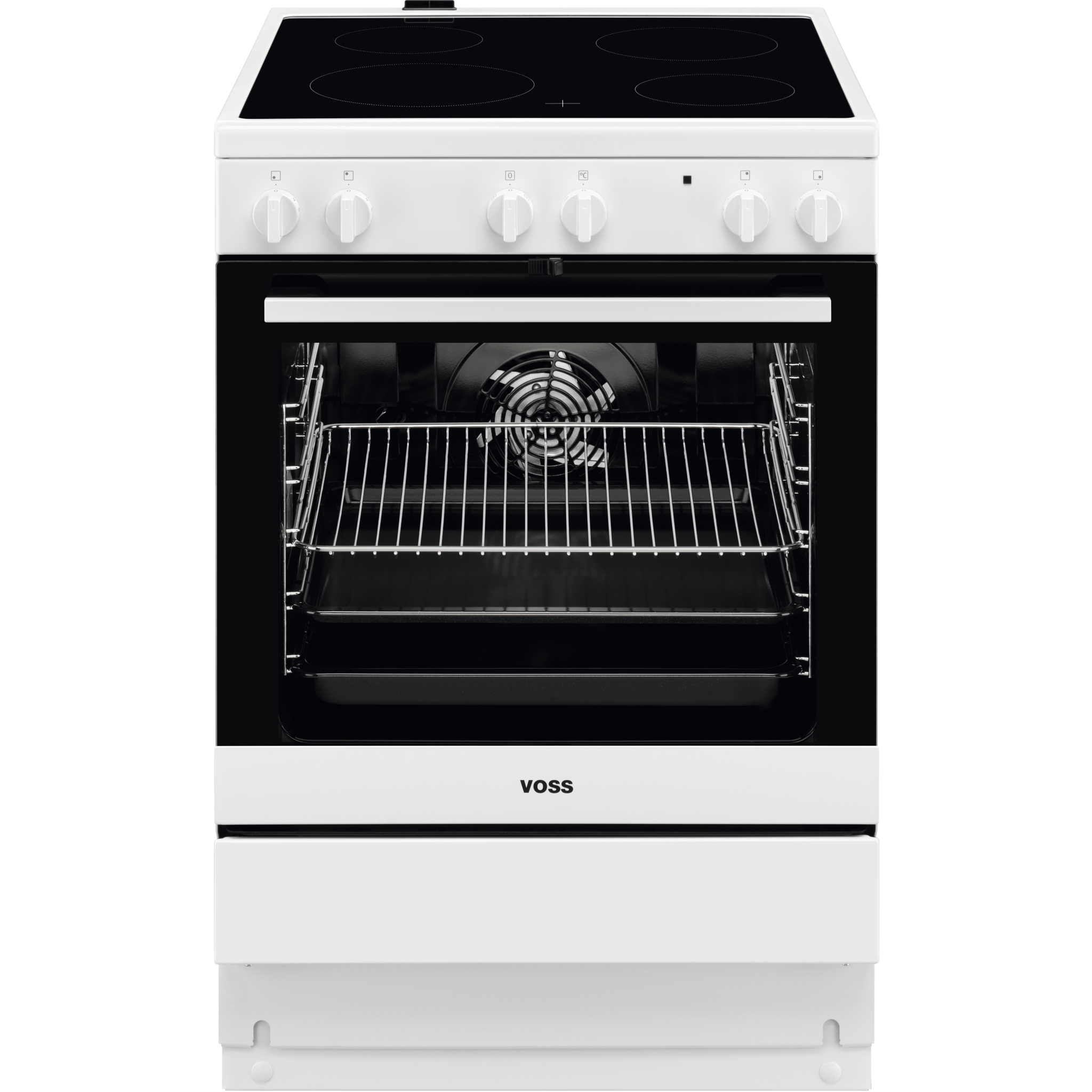 7333394054223 Voss VKK60010HV - Glaskeramisk komfur Hvidevarer,Komfurer,Glaskeramiske komfurer 2190006352 VKK60010HV