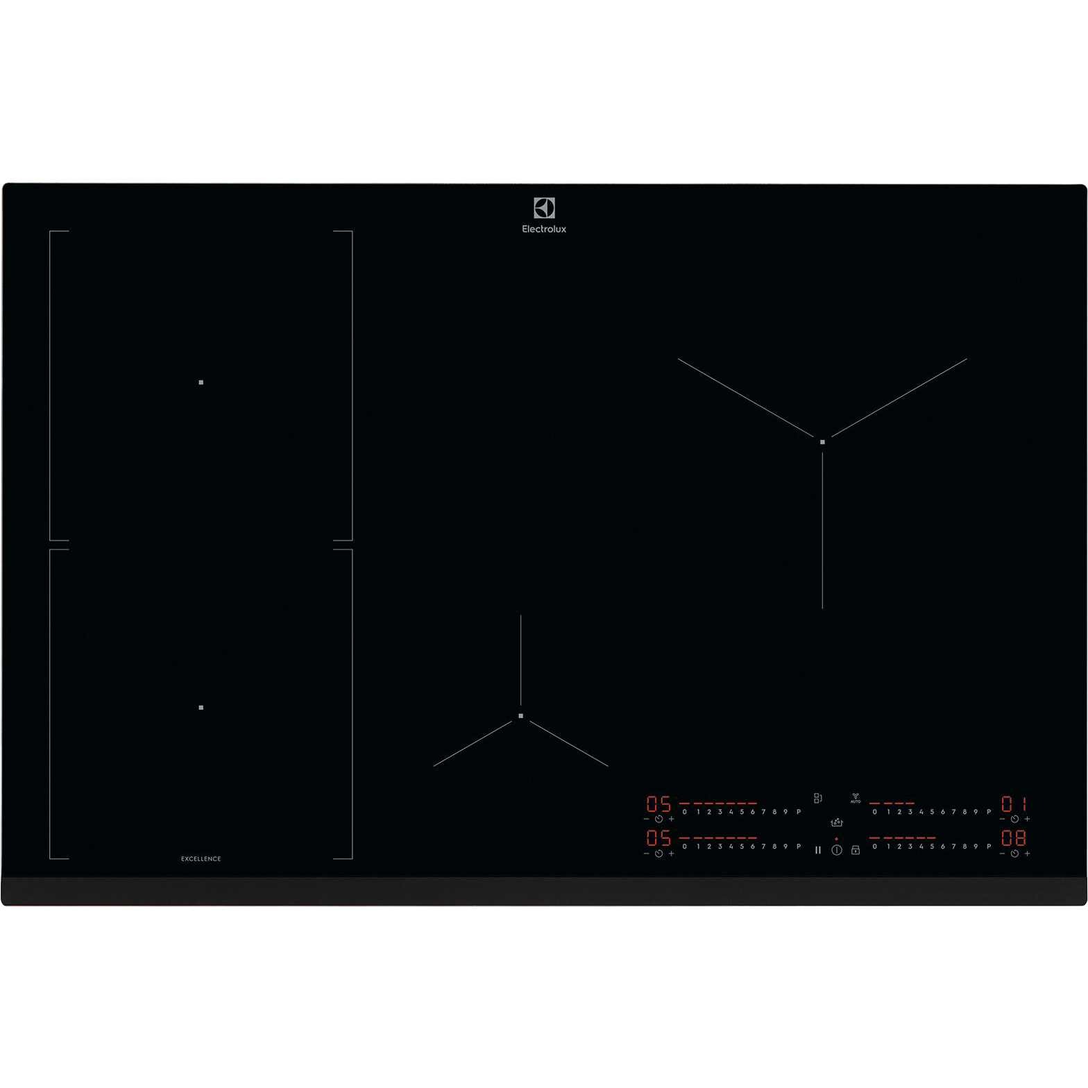 Induktionskogeplade XH608BFB Electrolux 124657