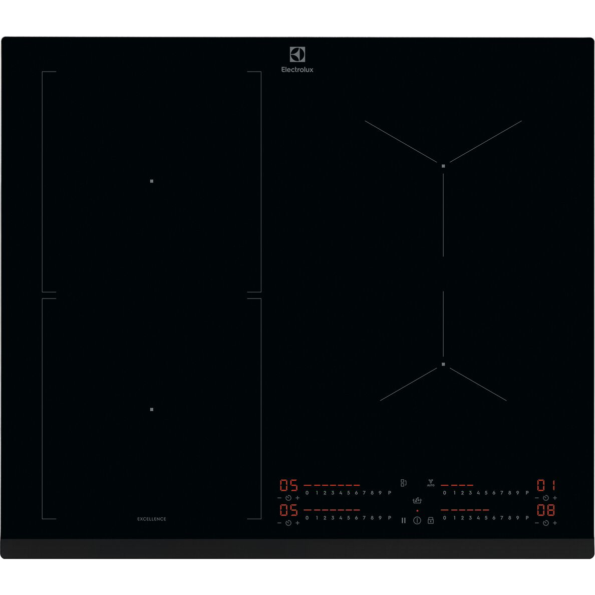 7333394059525 Electrolux XH606BFB - Induktionskogeplade Hvidevarer,Kogeplader,Induktionskogeplader 2190006359 XH606BFB