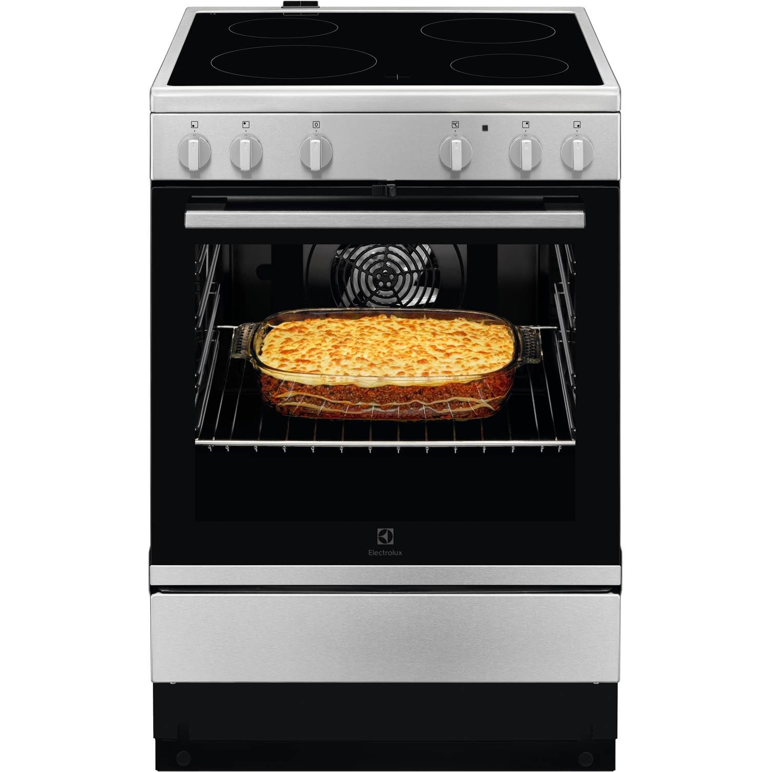 7333394126166 Electrolux LKR64003SX 400V - Glaskeramisk komfur Hvidevarer,Komfurer,Glaskeramiske komfurer 2190012631 LKR64003SX
