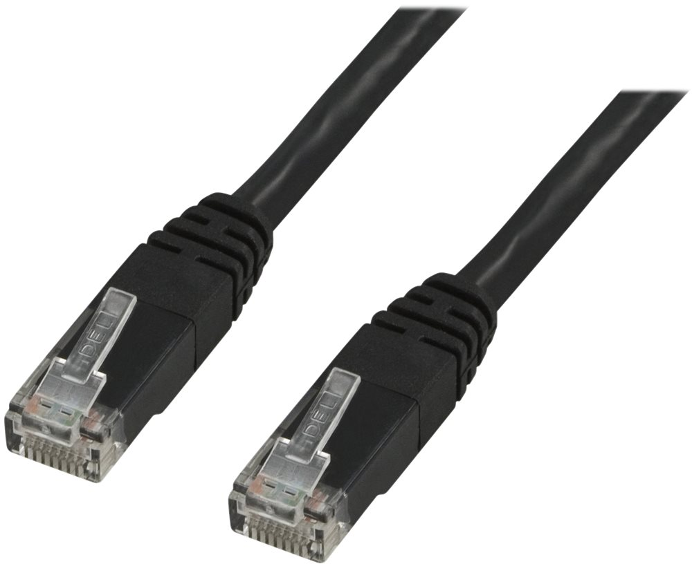 7340004611790 Deltaco Cat5e patchkabel, 1m, svart Computer & IT,Tilbehør computer & IT,Diverse 20500232239 S1-TP