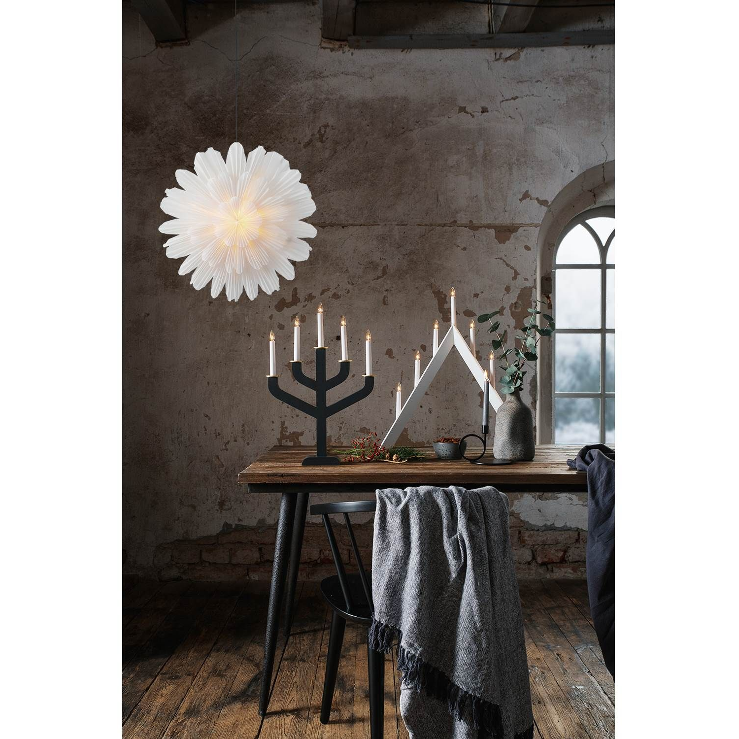 7340044226602 Watt & Veke Snow Flower hvid - Julestjerne Lamper,Julebelysning,Julebelysning 2190000836 112644