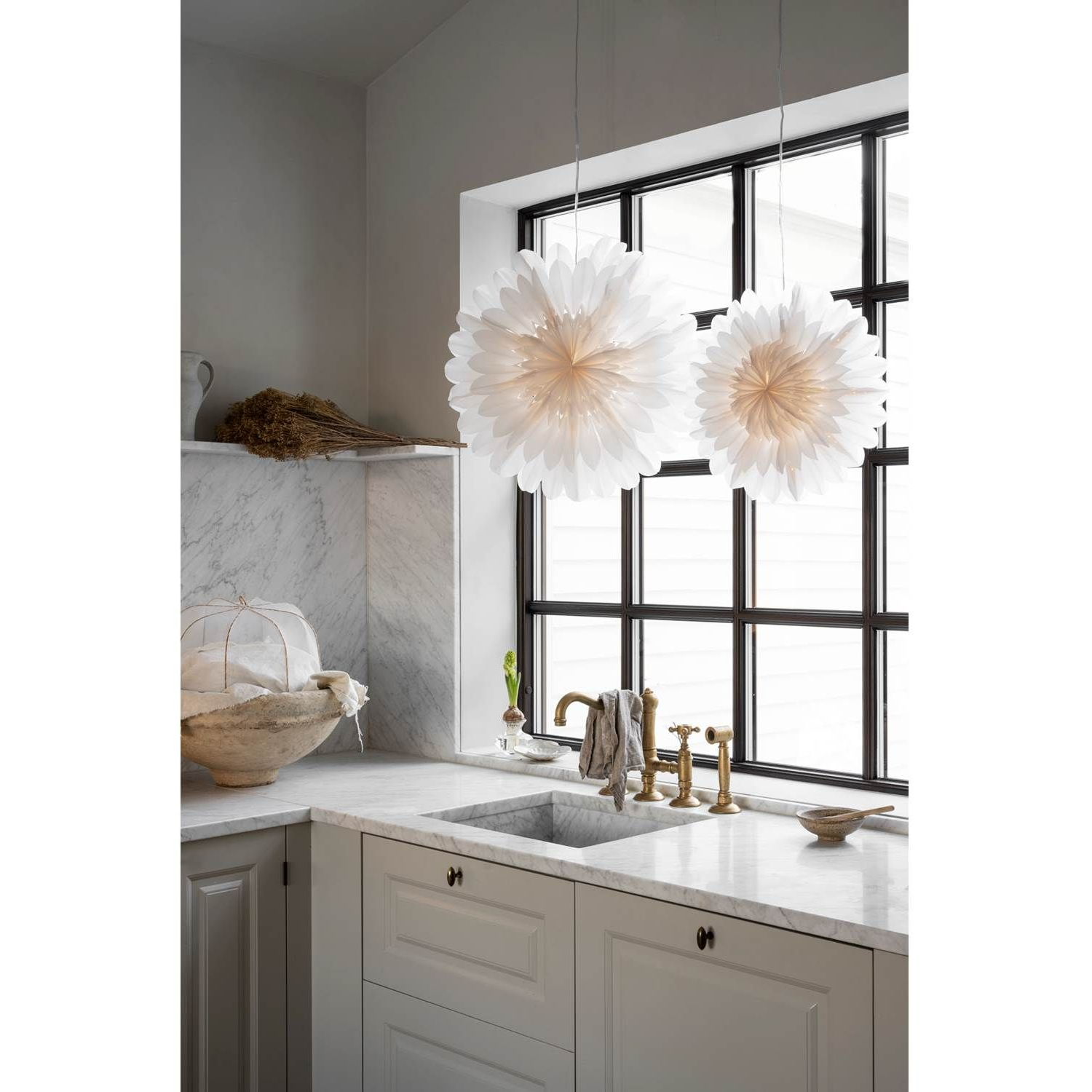 7340044230340 Watt & Veke Lotus Ø60 hvid - Julestjerne Lamper,Julebelysning,Julebelysning 2190001999 117835