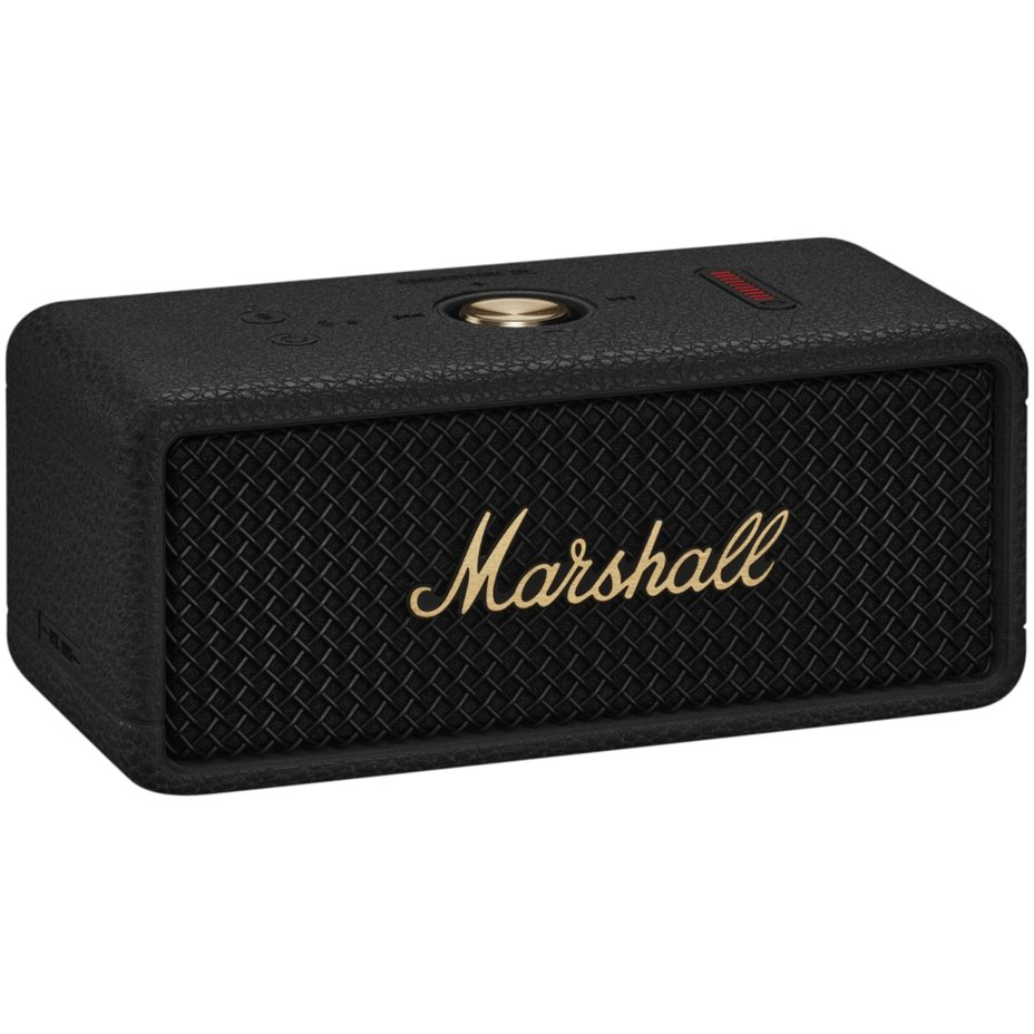 7340055402255 Marshall Emberton III, black/brass - Bluetooth højttaler TV & HIFI,Trådløs lyd,Bluetooth højttalere 2190013168 1006884