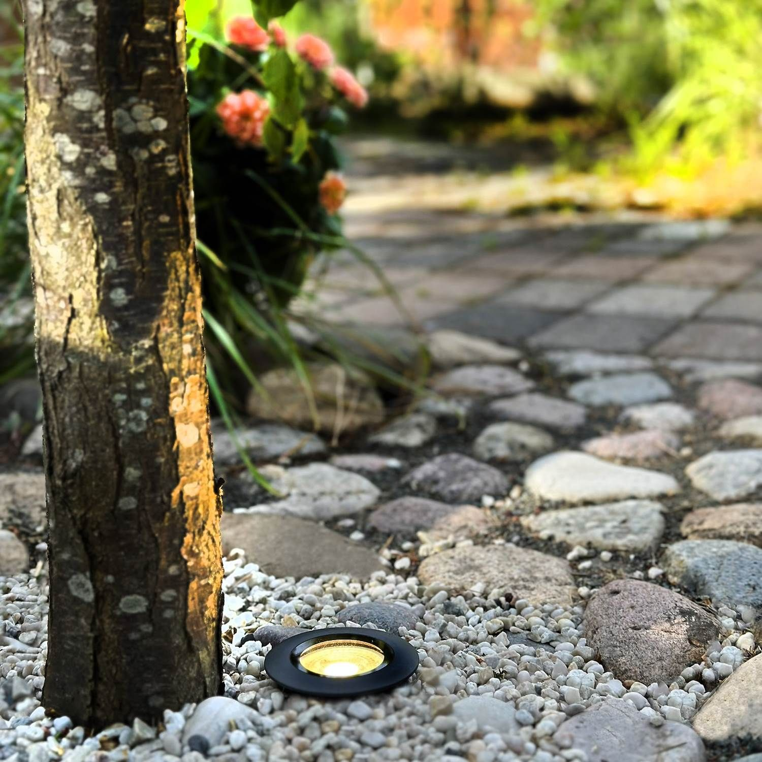 LightsOn Onyx mørkegrå nedgravningsspot