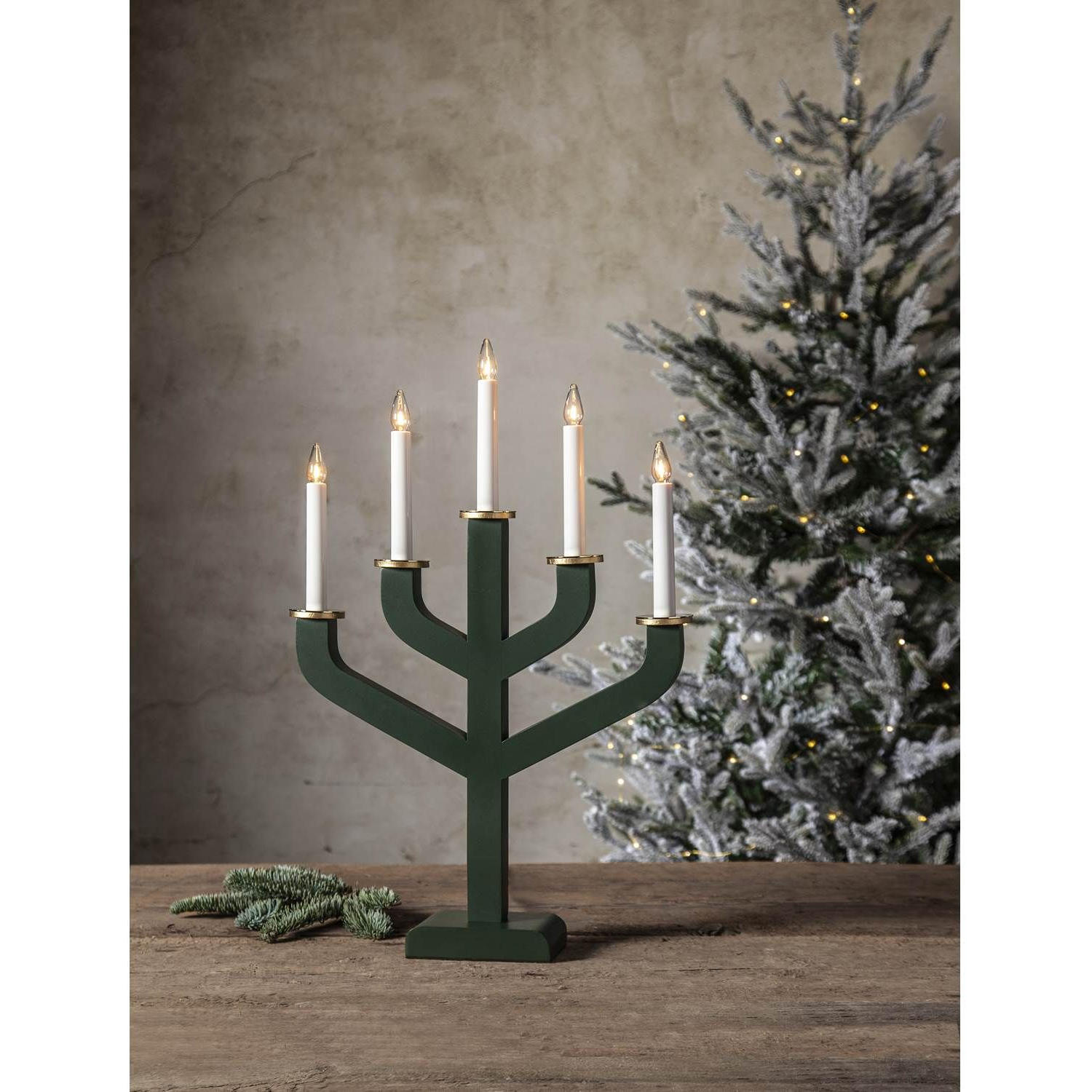 7391482074379 Star Trading Curve grøn adventsstage Lamper,Julebelysning,Julebelysning 2190010843 146310