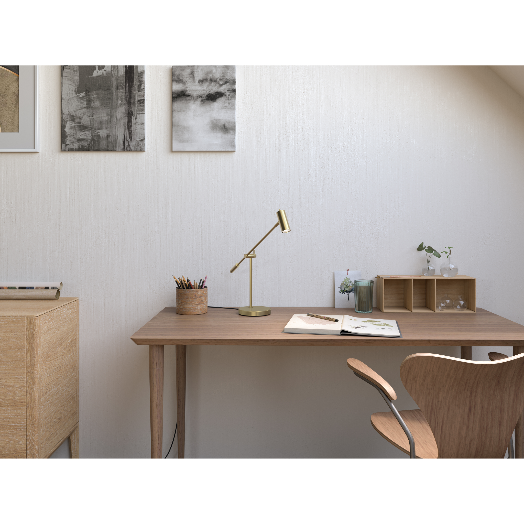 7391534004910 Belid Cato blank messing - Bordlampe Lamper,Bordlamper,Bordlamper 82400008700 Cato blank messing