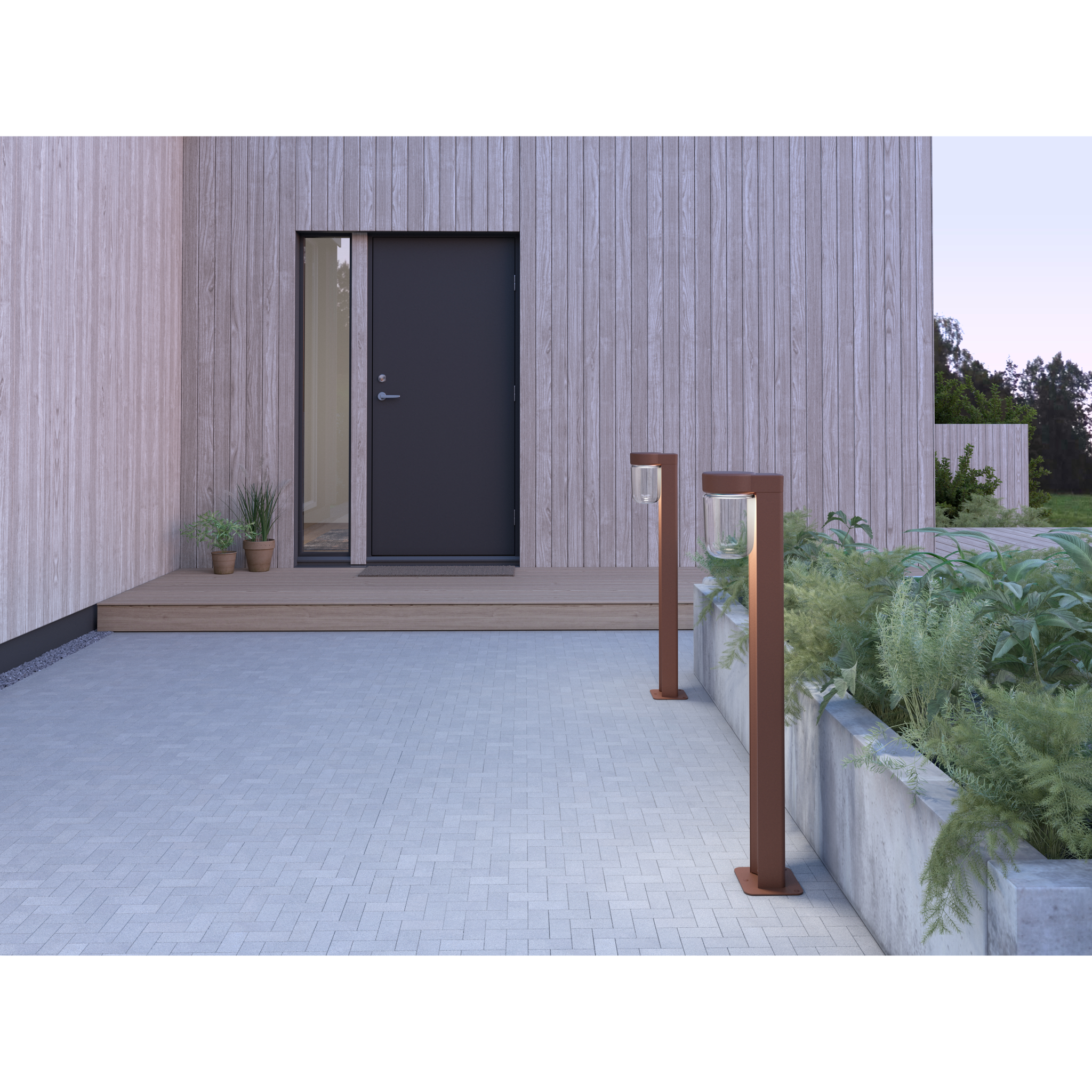 7391534007065 Belid Moon rust struktur - Havelampe Lamper,Udendørs- lamper,Udendørslamper 82400008840 7051154