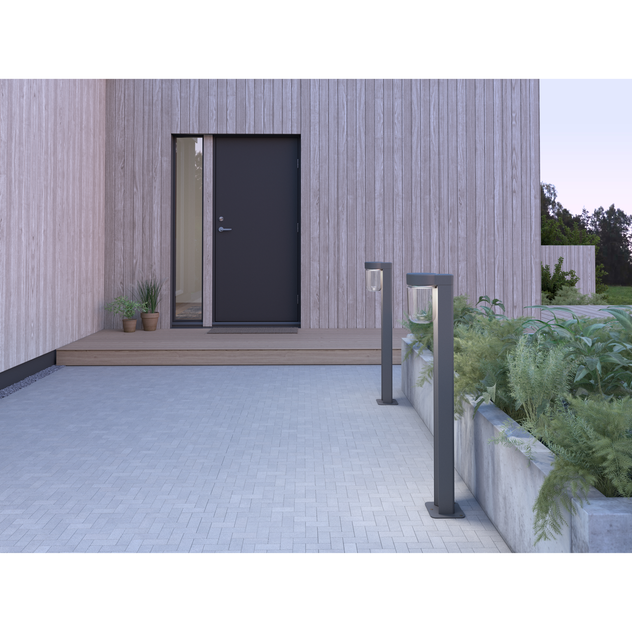 7391534007089 Belid Moon grafit struktur - Havelampe Lamper,Udendørs- lamper,Udendørslamper 82400008830 7051054