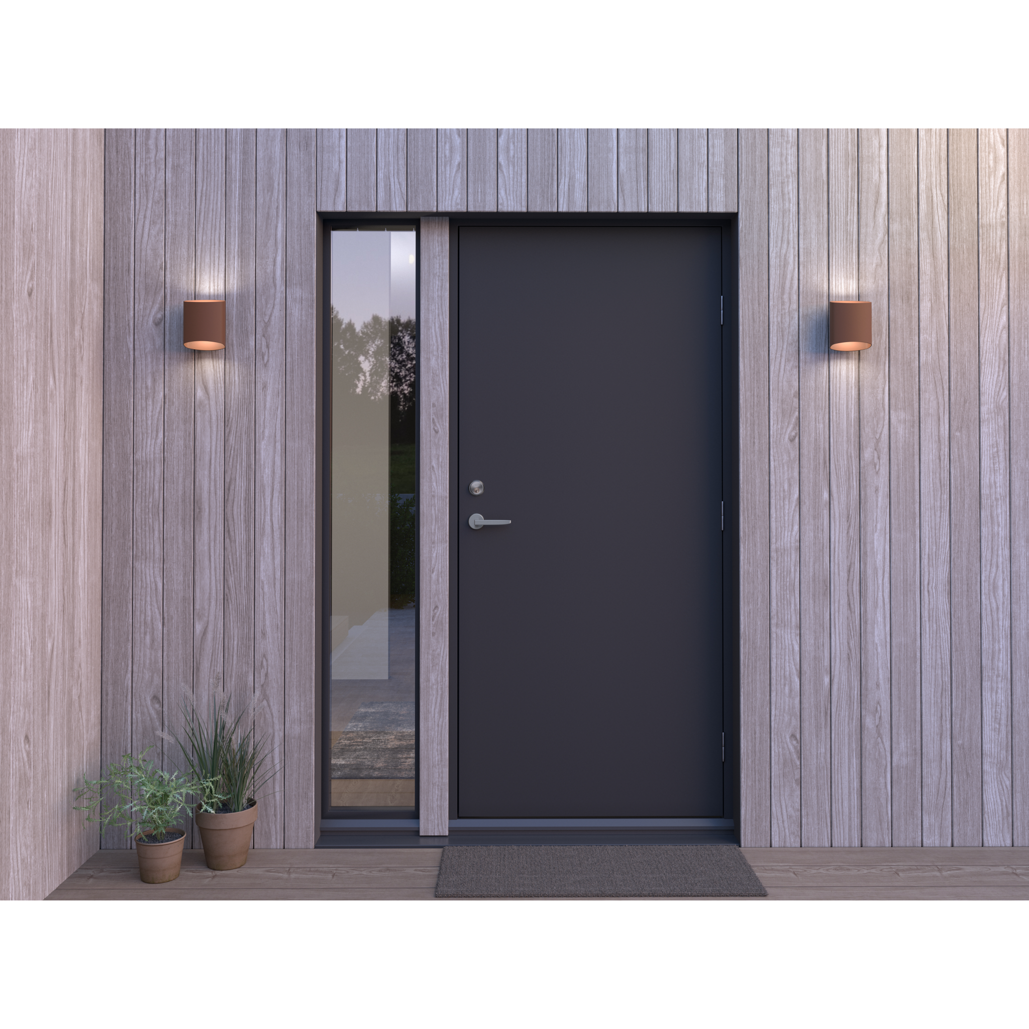 7391534007454 Belid Sinne rust struktur - Væglampe Lamper,Udendørs- lamper,Udendørslamper 82400008910 7836154