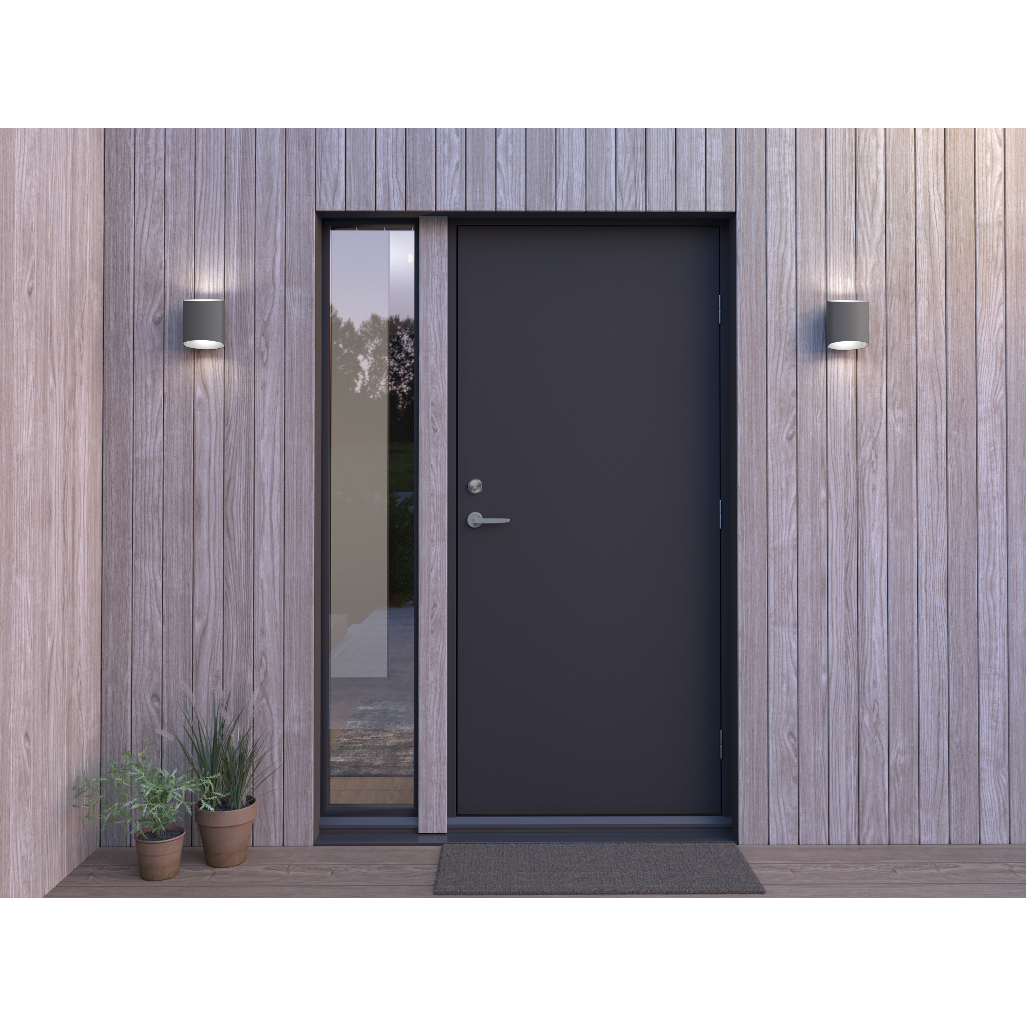 7391534007478 Belid Sinne grafit struktur - Væglampe Lamper,Udendørs- lamper,Udendørslamper 82400008890 7836054