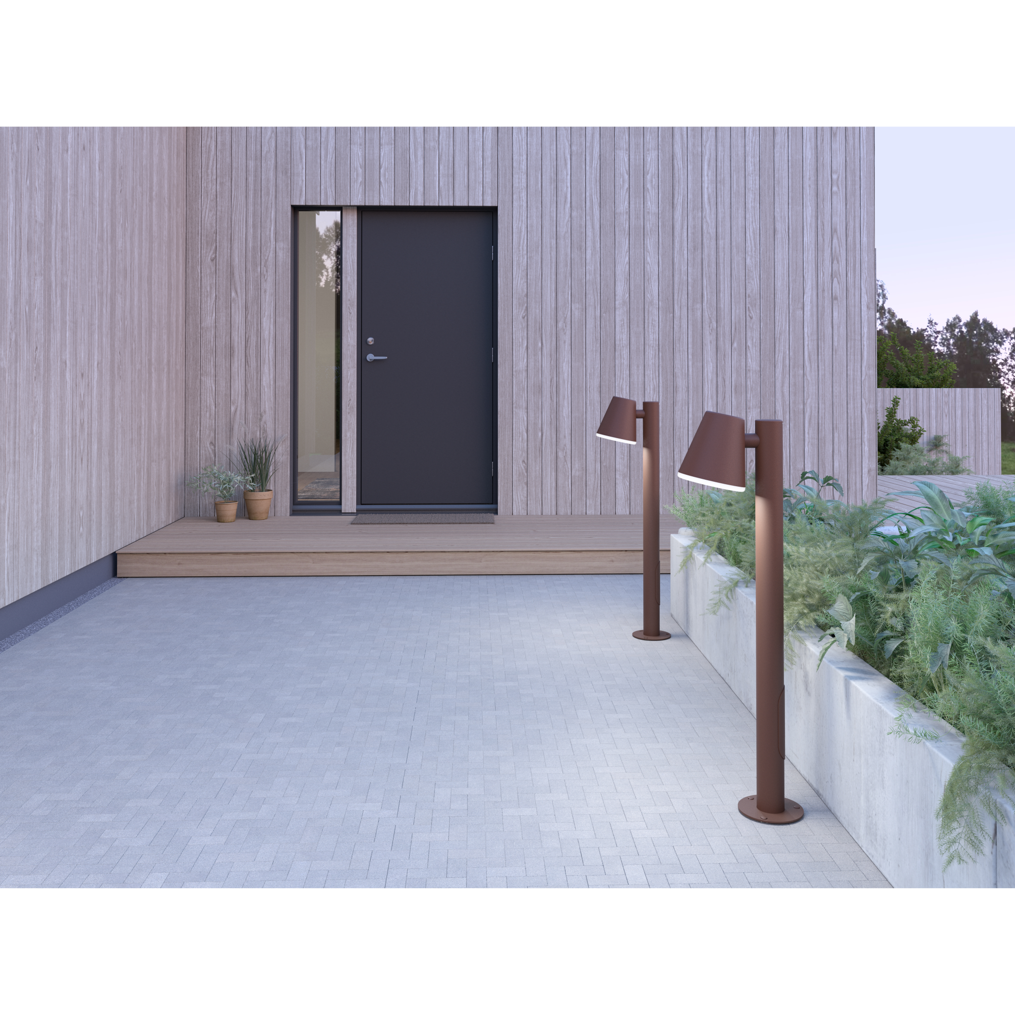 7391534010072 Belid Mist rust struktur - Havelampe Lamper,Udendørs- lamper,Udendørslamper 82400008810 7300154