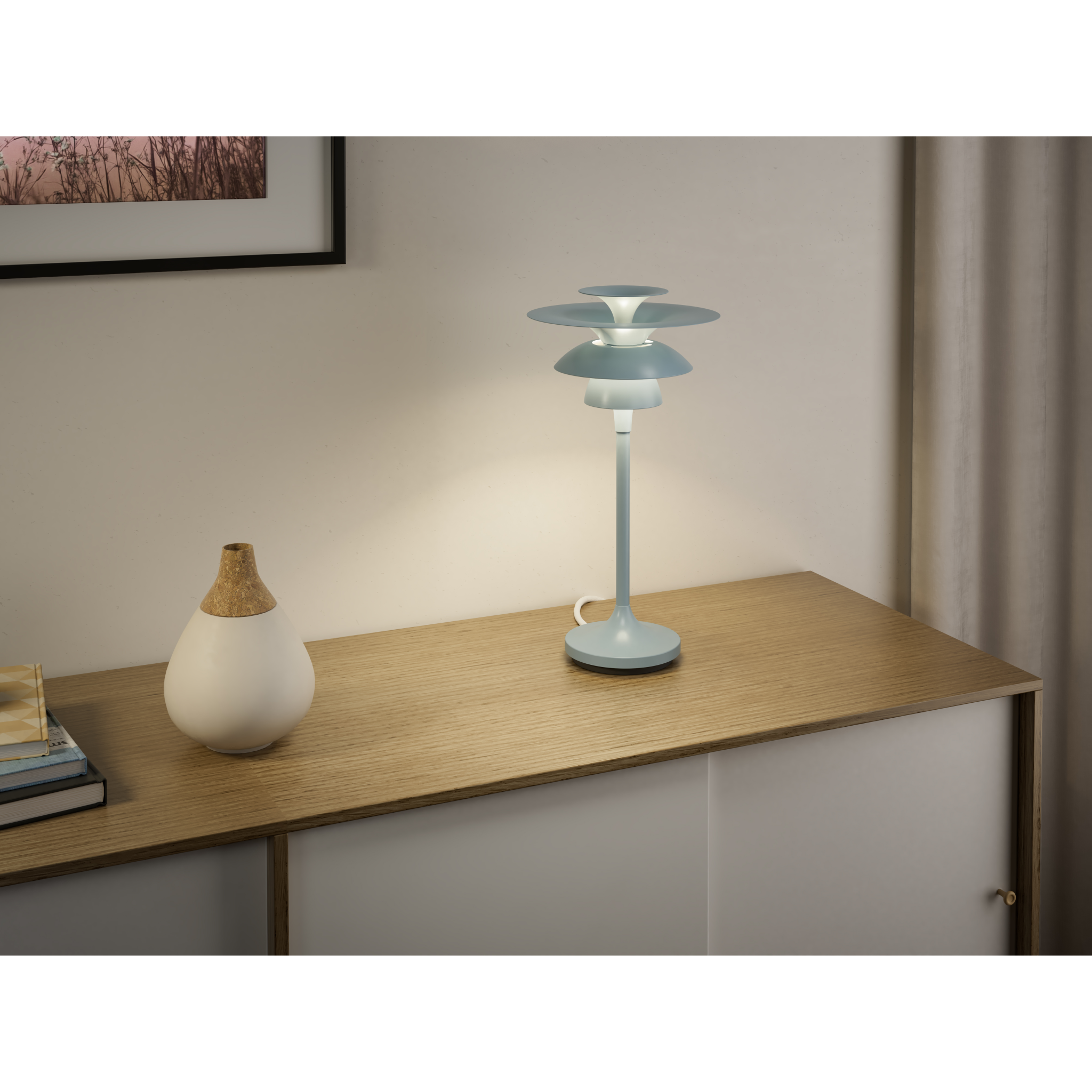 7391534020392 Belid Picasso H34,8 isblå bordlampe Lamper,Bordlamper,Bordlamper 8240013580 4295581