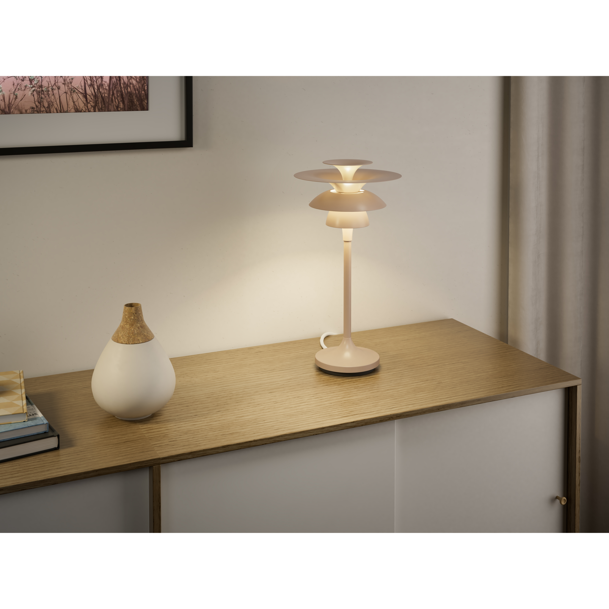 7391534020415 Belid Picasso H34,8 nougat bordlampe Lamper,Bordlamper,Bordlamper 8240013600 4295583