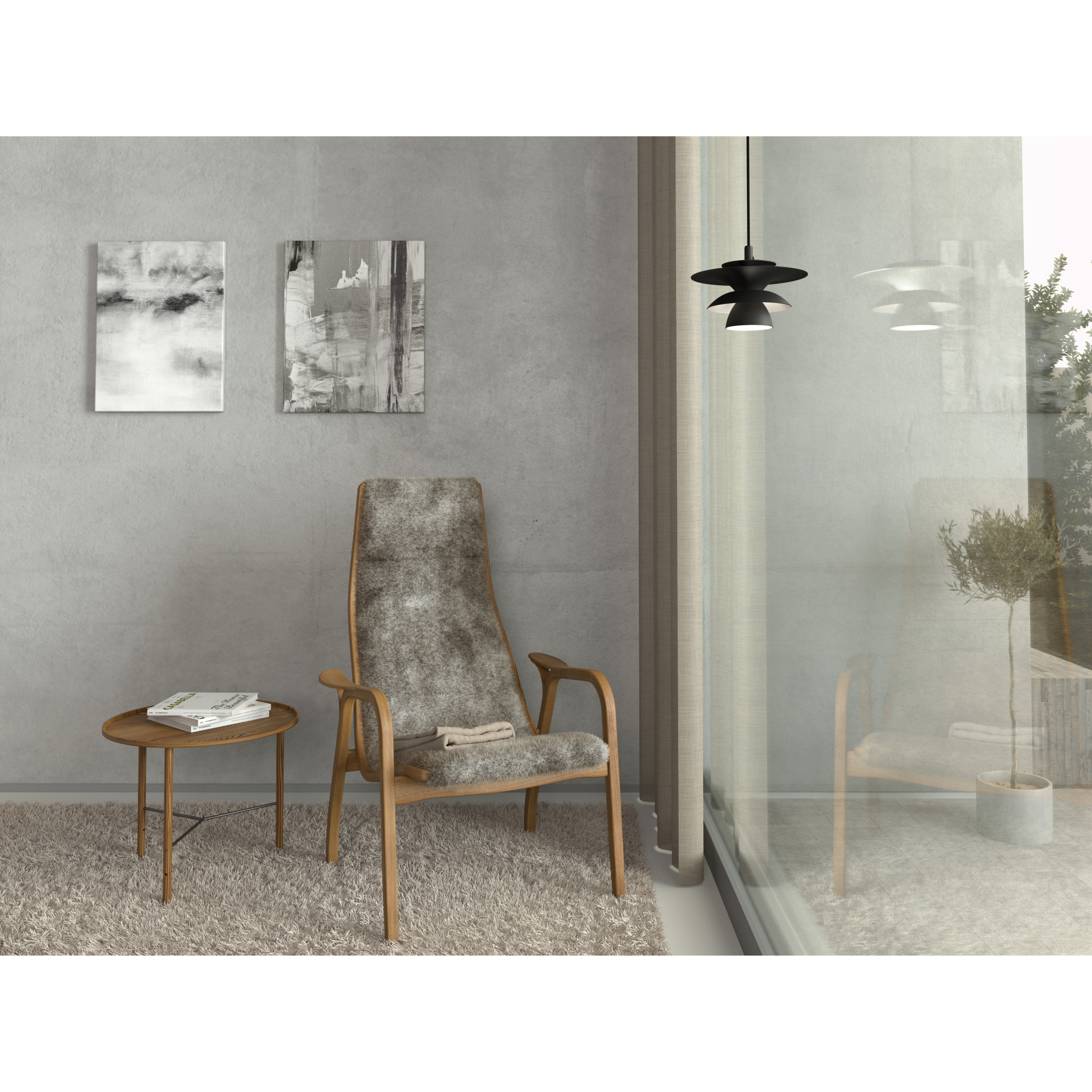 7391534020989 Belid Picasso Ø18 matsort pendel Lamper,Pendler-/ Hængelamper,Pendler/Hængelamper 8240013490 1818007