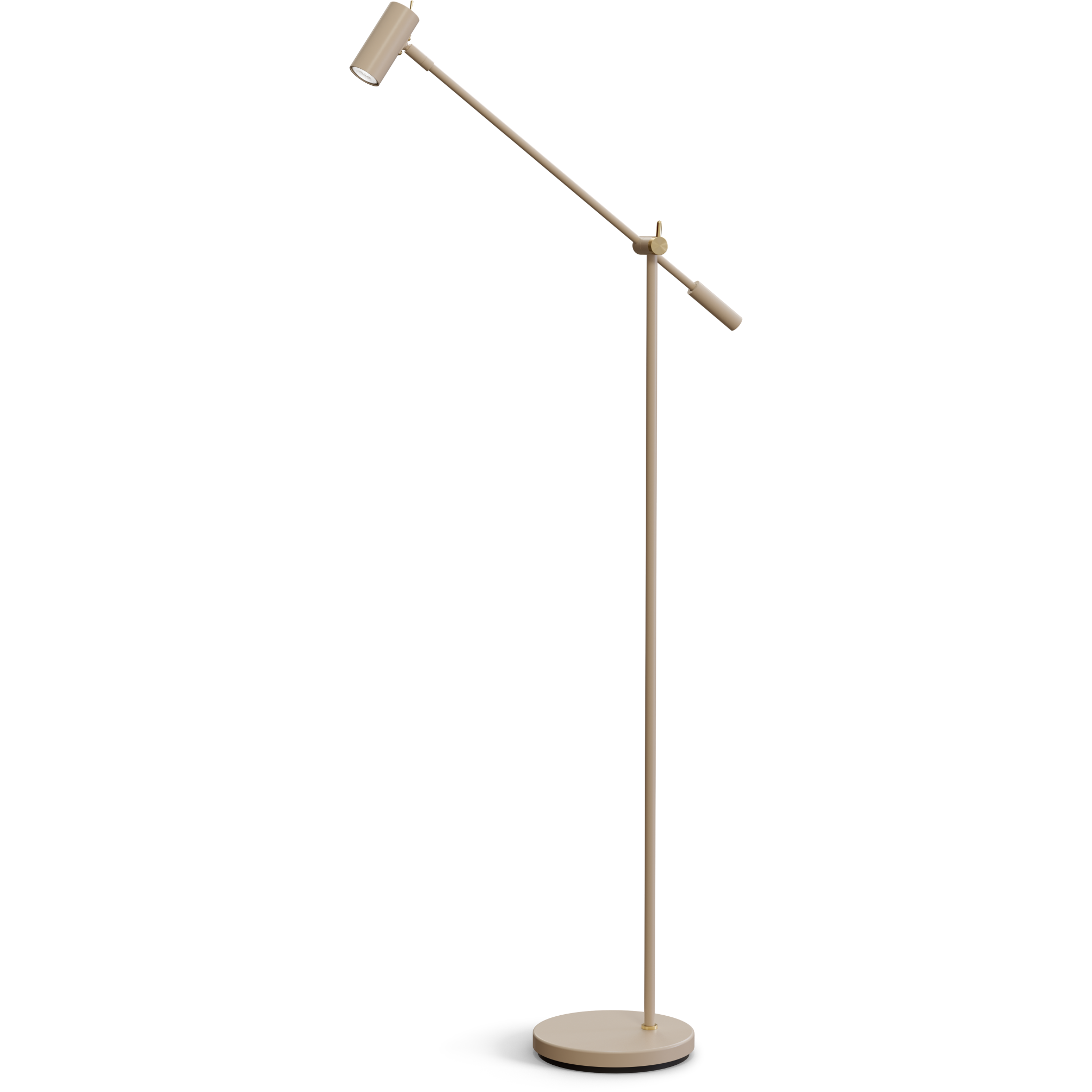 7391534021115 Belid Cato nougat/messing gulvlampe Lamper,Gulvlamper,Gulvlamper 82400013390 3753572