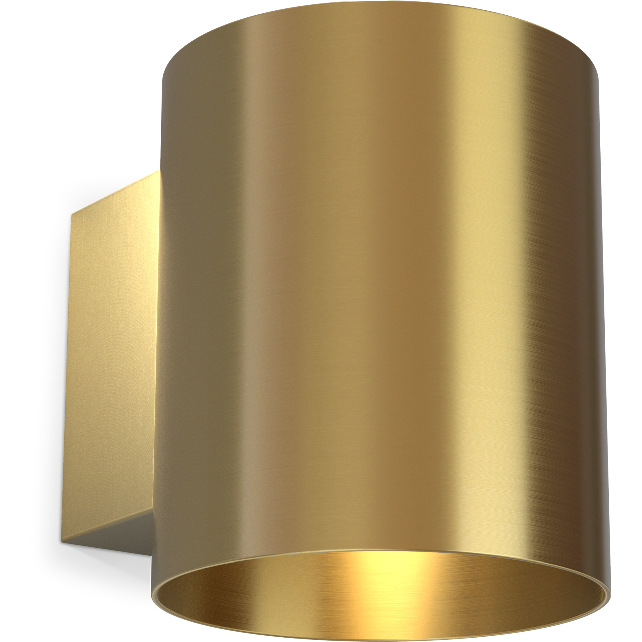 7391534021399 Herstal Evoke S satin brass   væglampe Lamper,Væglamper,Væglamper 82700002250 HB5620092092