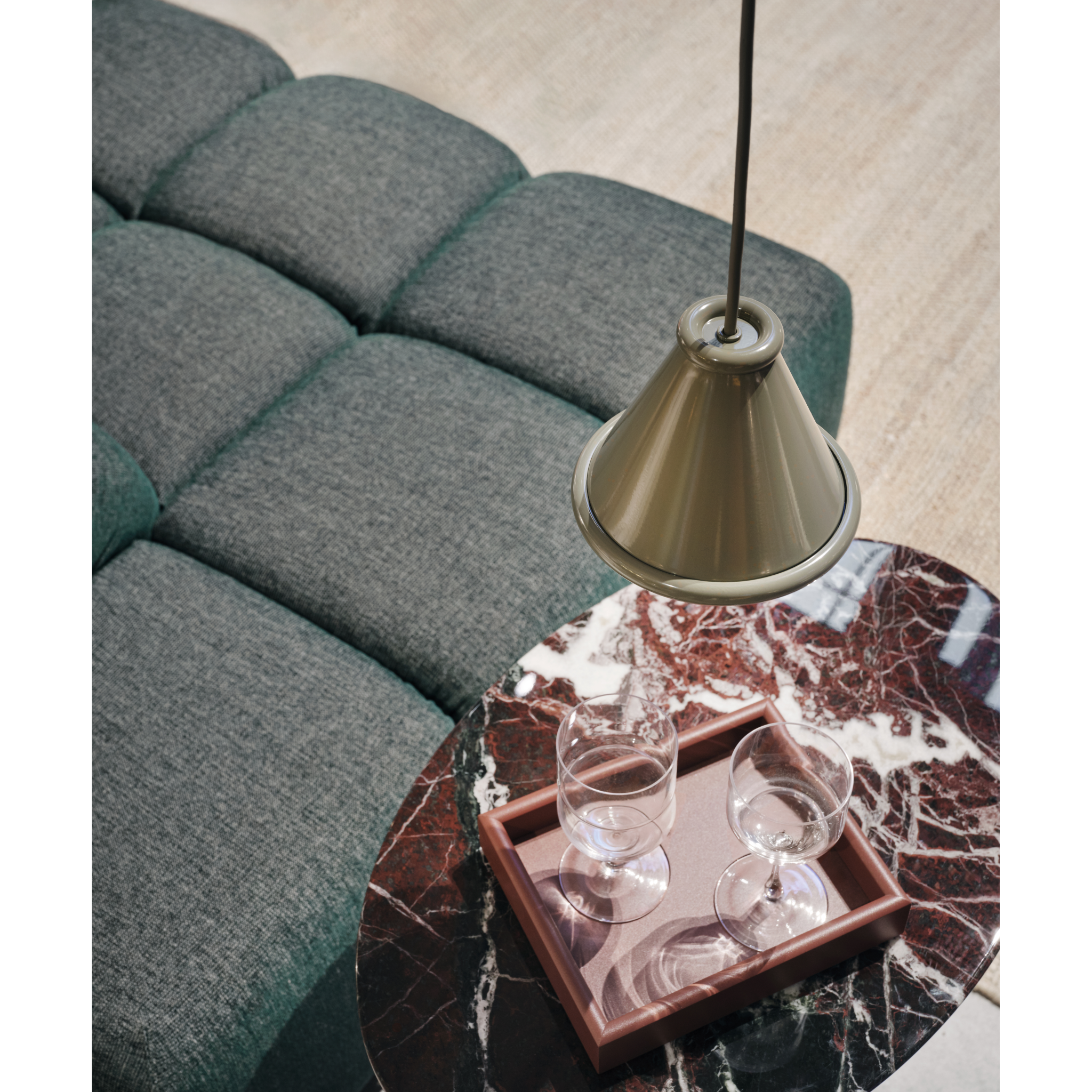 7391534022693 Belid Belle Ø15 Moss grey pendel Lamper,Pendler-/ Hængelamper,Pendler/Hængelamper 82400013530 1498762