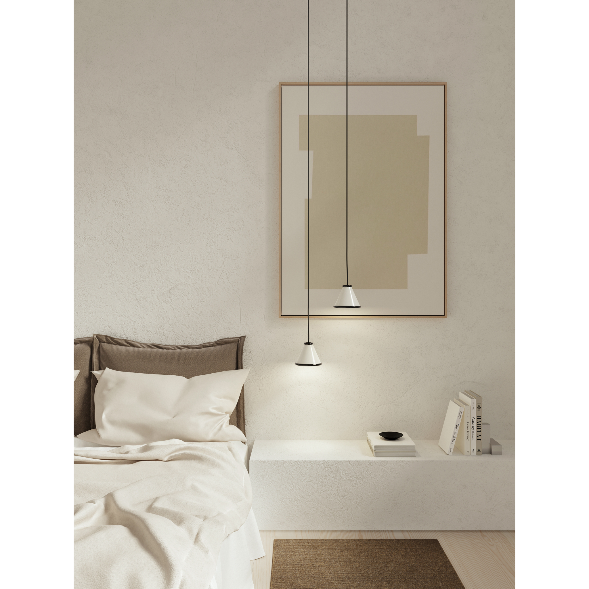 7391534022778 Belid Belle Ø15 Glossy white/Glossy black pendel Lamper,Pendler-/ Hængelamper,Pendler/Hængelamper 82400013610 1498784