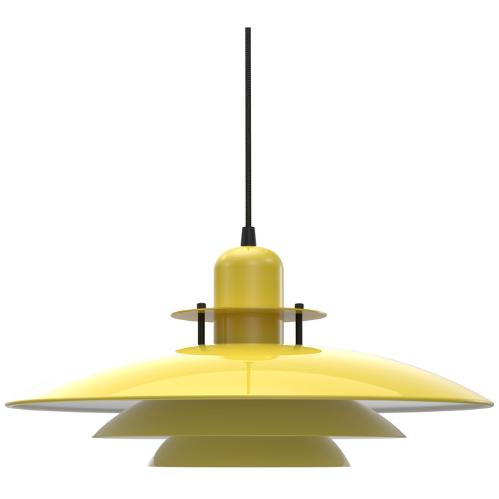 7391534023300 Belid Primus I blankgul/matsort pendel Lamper,Pendler-/ Hængelamper,Pendler/Hængelamper 82400010410 1213767007