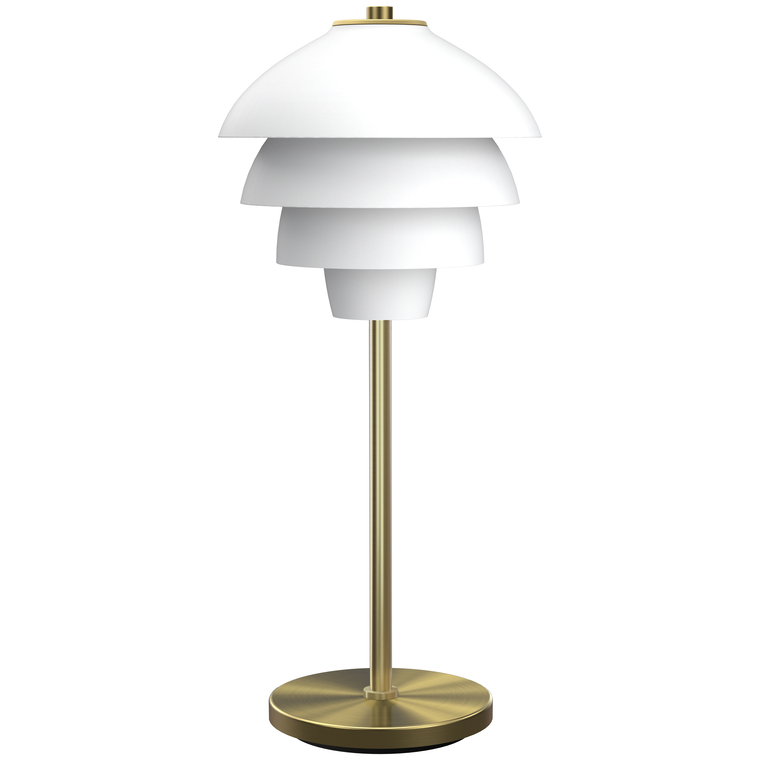 7391534023522 Belid Valencia mathvid/messing bordampe Lamper,Bordlamper,Bordlamper 82400013770 Valencia