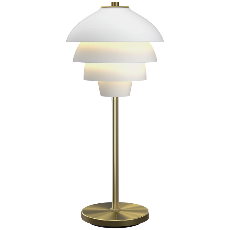 7391534023522 Belid Valencia mathvid/messing bordampe Lamper,Bordlamper,Bordlamper 82400013770 Valencia