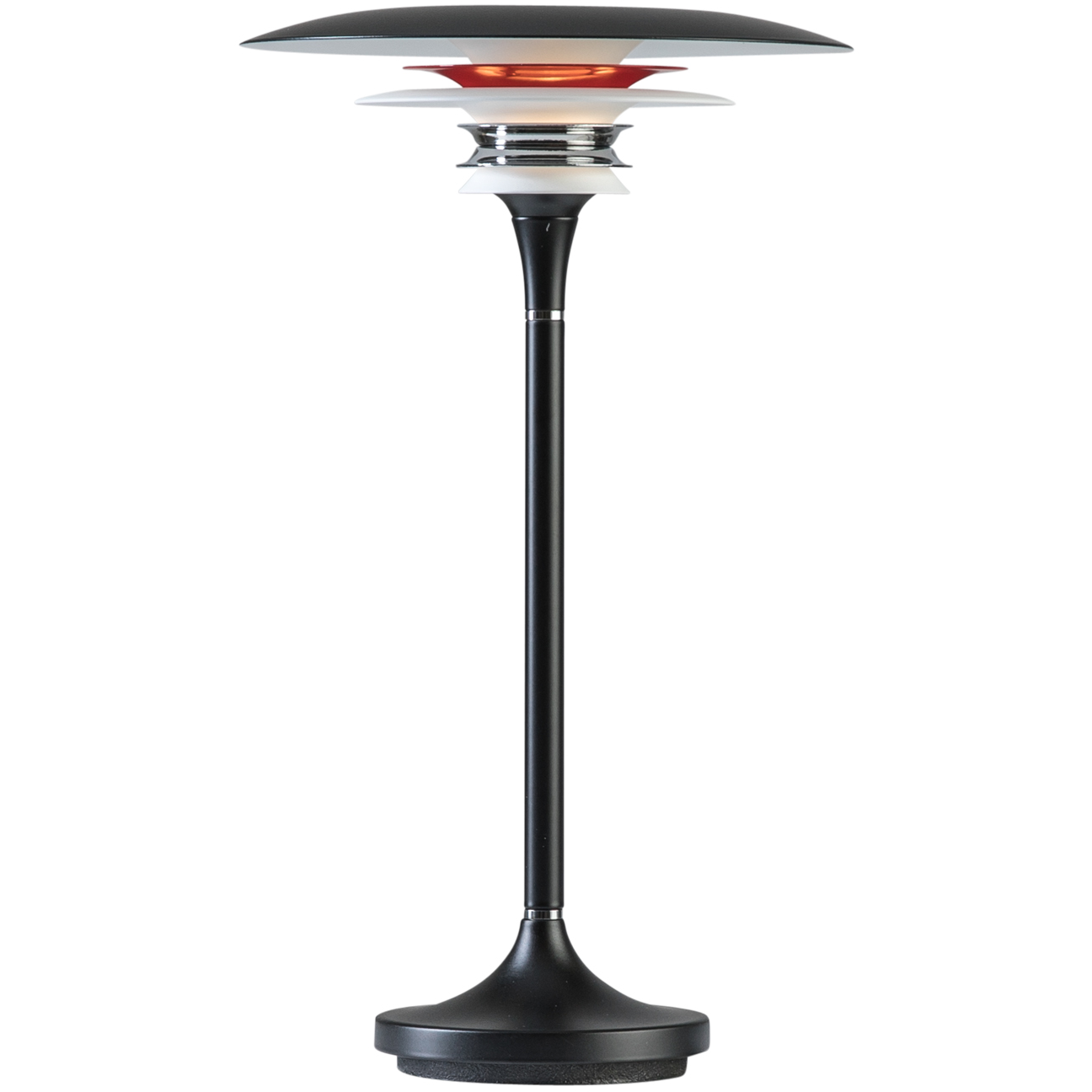 7391534081973 Belid Diablo 4369 Ø20 sort/rød - Bordlampe Lamper,Bordlamper,Bordlamper 82400003530 Diablo 4369 Ø20 sort/rød