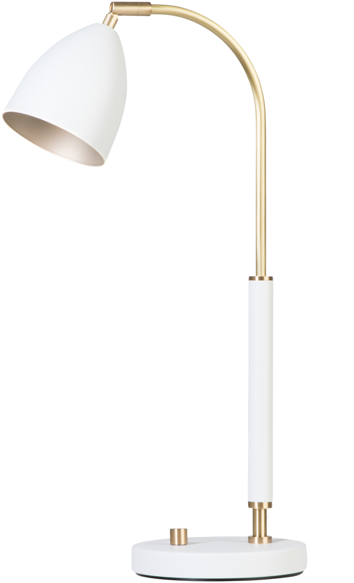 7391534267445 Belid Deluxe 4076 hvid/messing - Bordlampe Lamper,Bordlamper,Bordlamper 82400001240 Deluxe 4076 hvid/messing