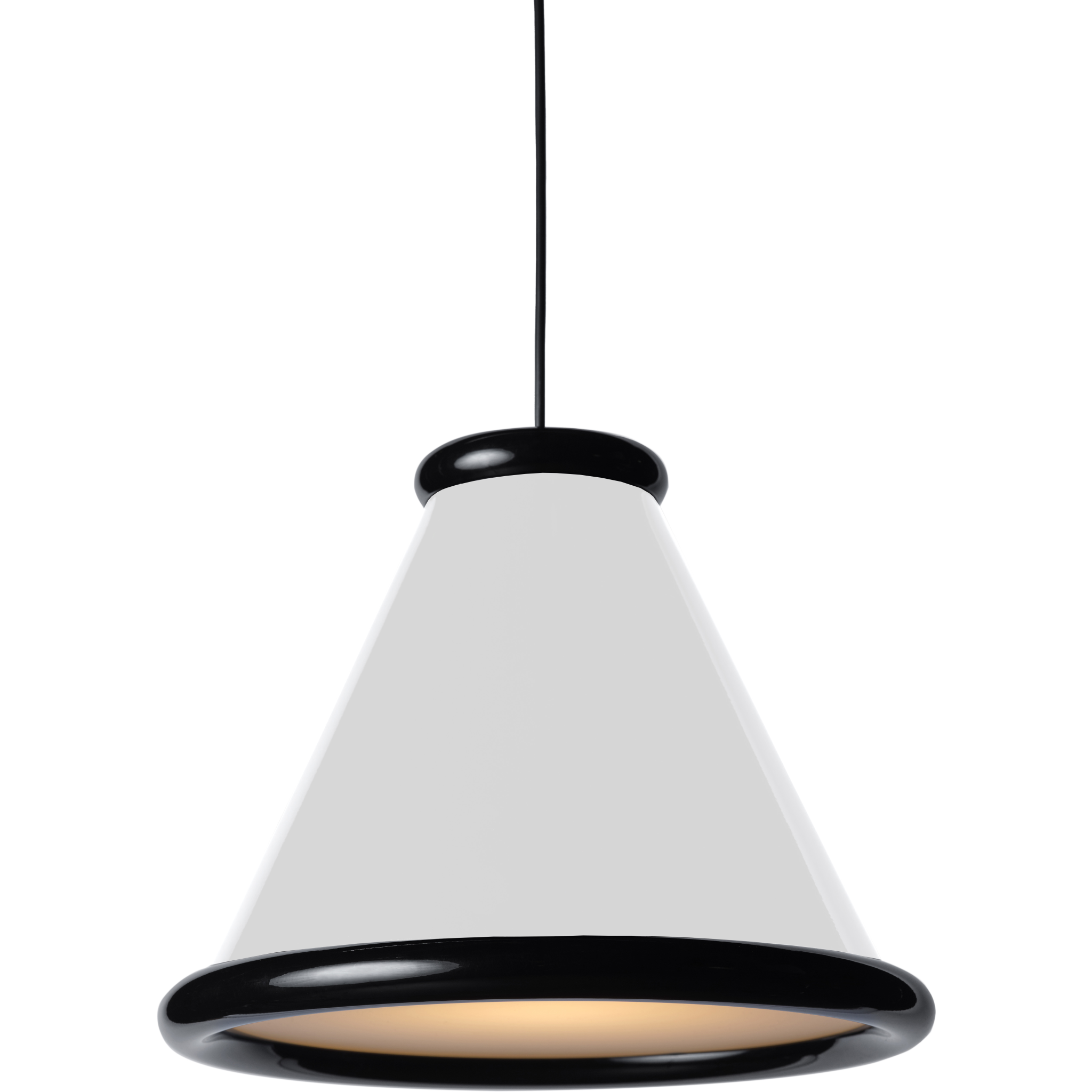 7391534300029 Belid Belle Ø36 Glossy white/Glossy black pendel Lamper,Pendler-/ Hængelamper,Pendler/Hængelamper 82400013720 1499784