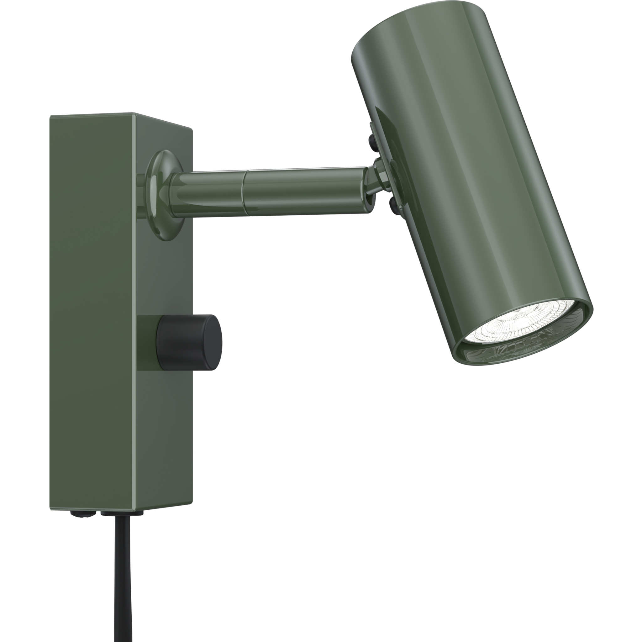 7391534300500 Belid Cato enkel blank skovgrån/matsort væglampe Lamper,Væglamper,Væglamper 82400013790 Cato