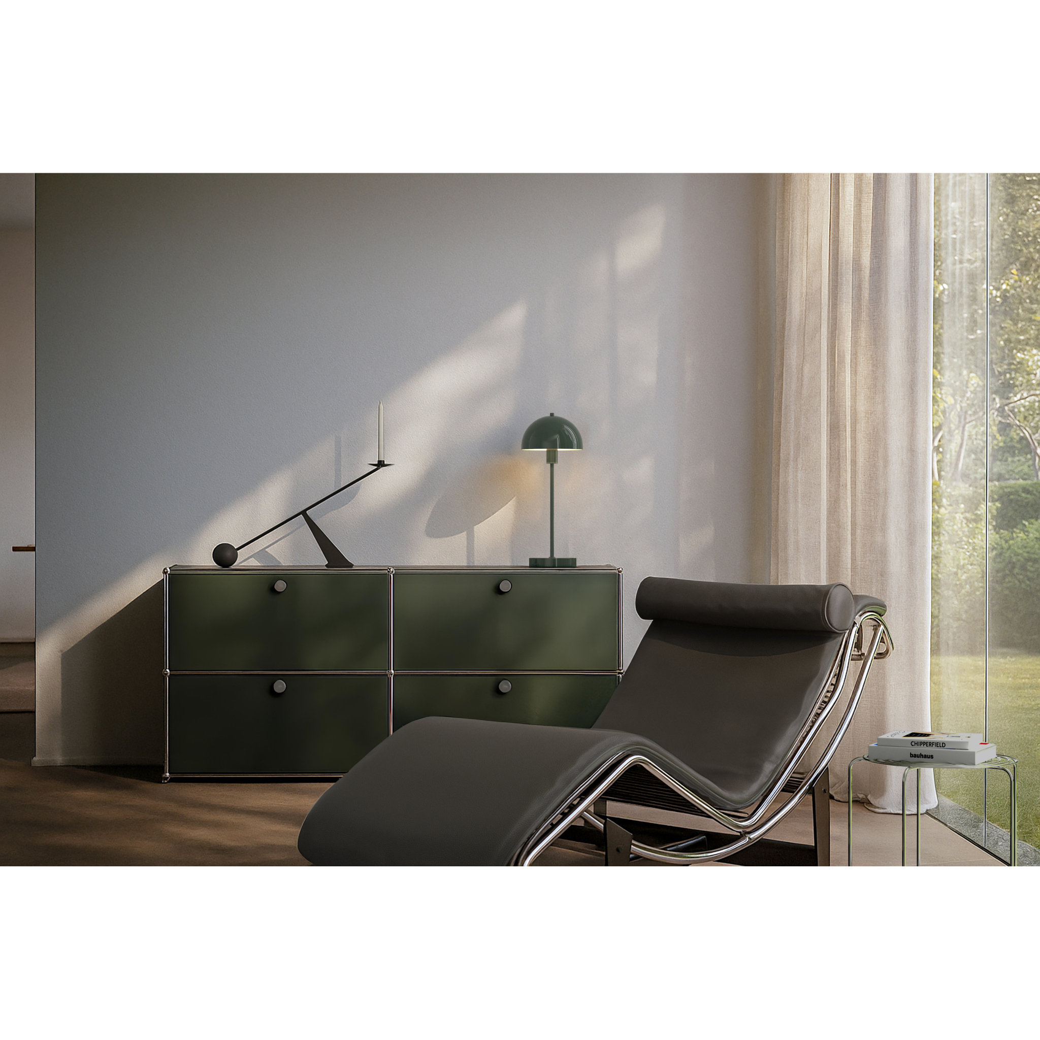 7391534300852 Herstal Vienda oak leaf green bordlampe Lamper,Bordlamper,Bordlamper 82700002320 Vienda