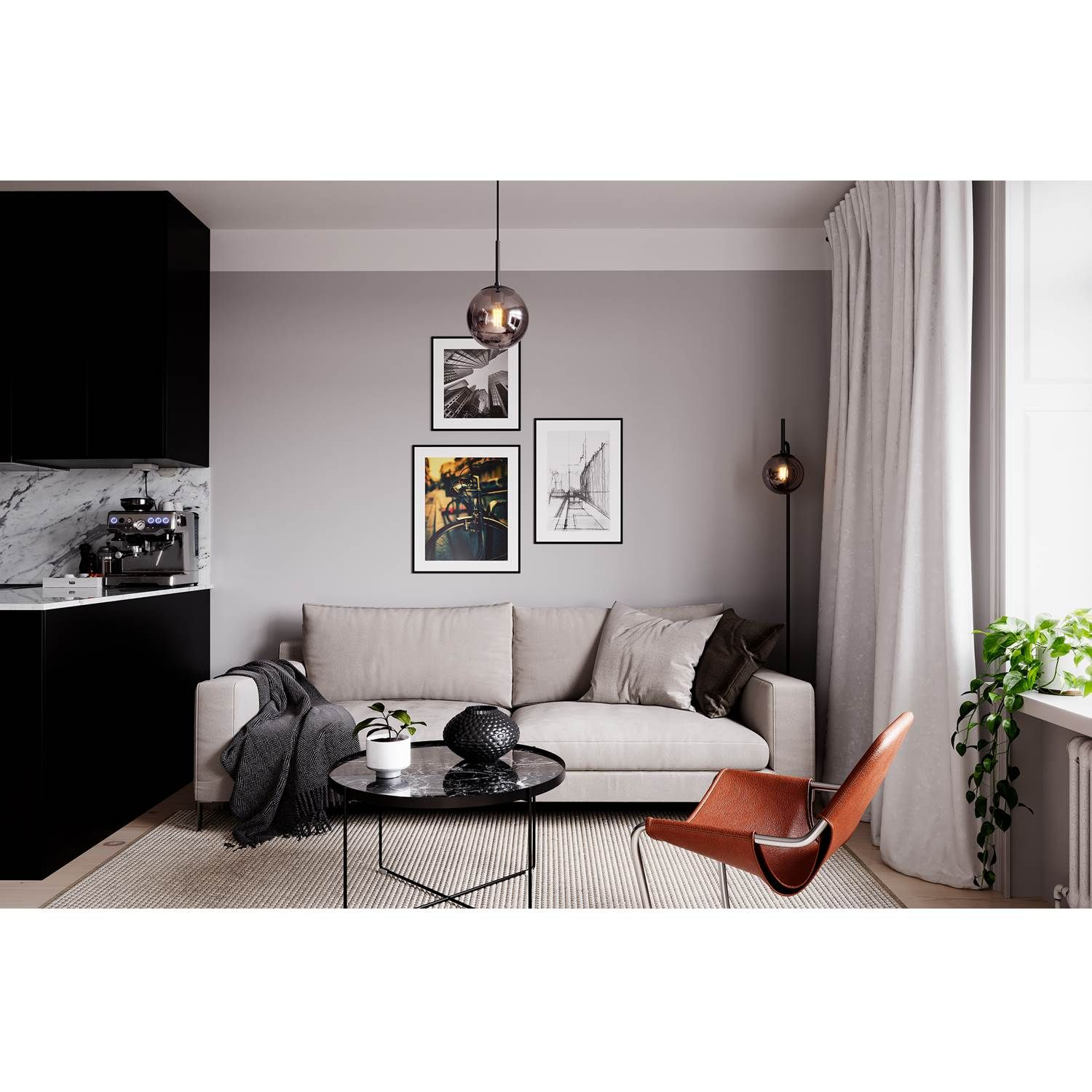 7391741009326 By Rydéns Boyle røgfarvet - Gulvlampe Lamper,Gulvlamper,Gulvlamper 2190003588 121423