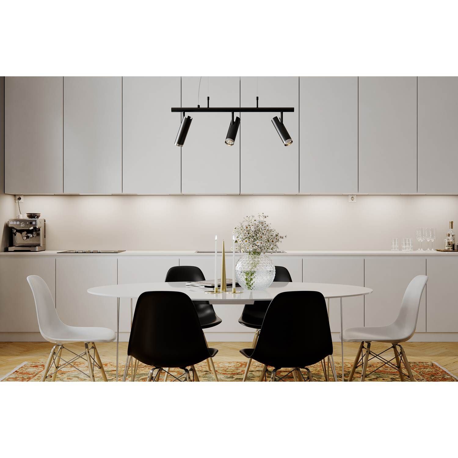 7391741010247 By Rydéns Puls sort - Pendel 3-spot Lamper,Pendler-/ Hængelamper,Pendler/Hængelamper 2190005082 122403