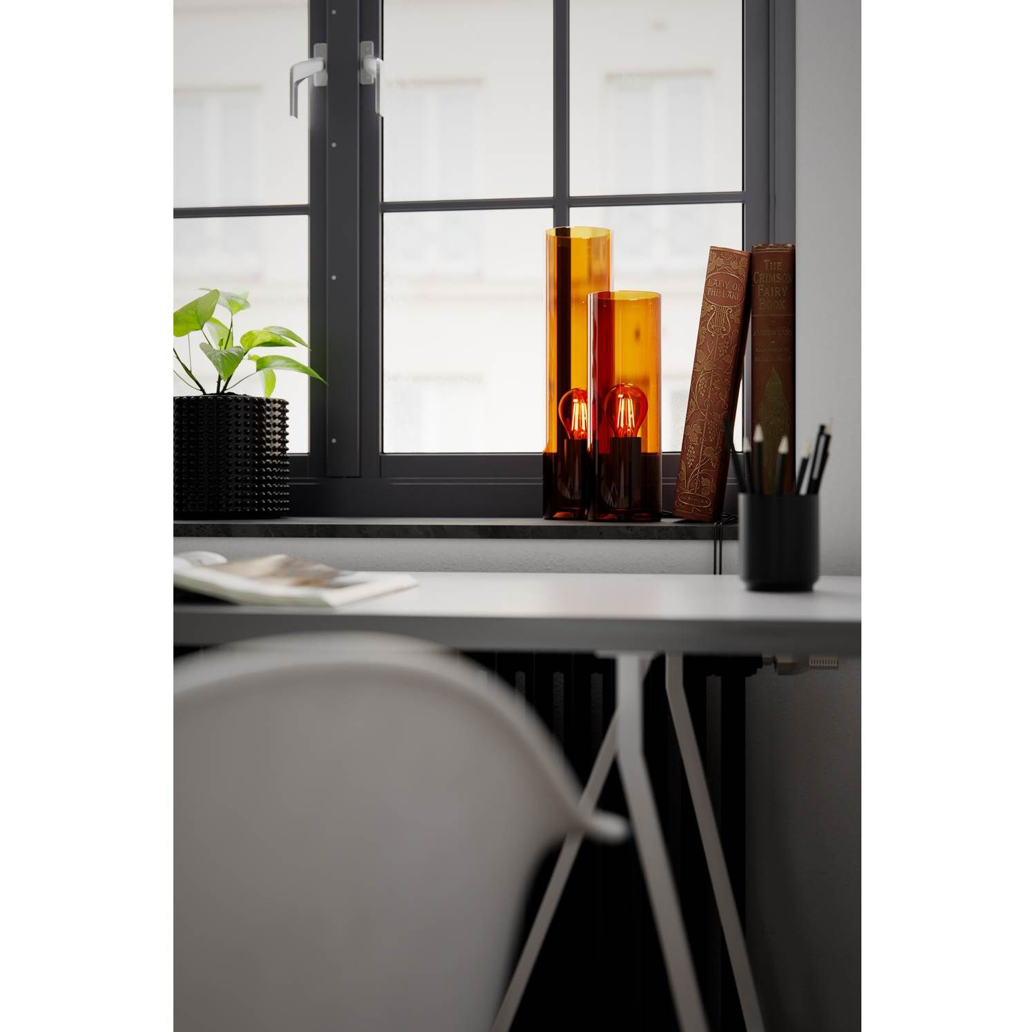 7391741011824 By Rydéns Flake cognac bordlampe Lamper,Bordlamper,Bordlamper 2190011717 148292