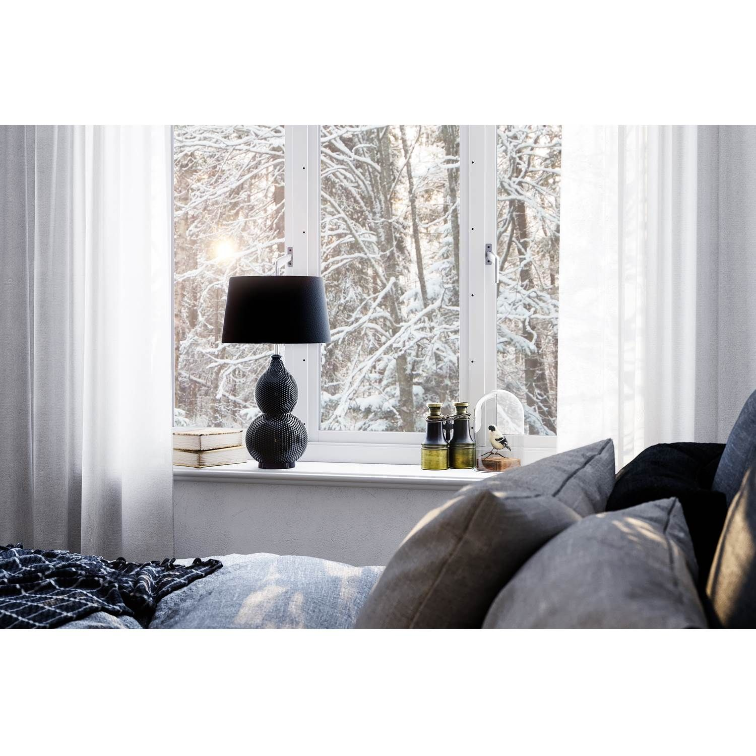 7391741018410 By Rydéns Lofty sort - Bordlampe Lamper,Bordlamper,Bordlamper 2190003579 121414