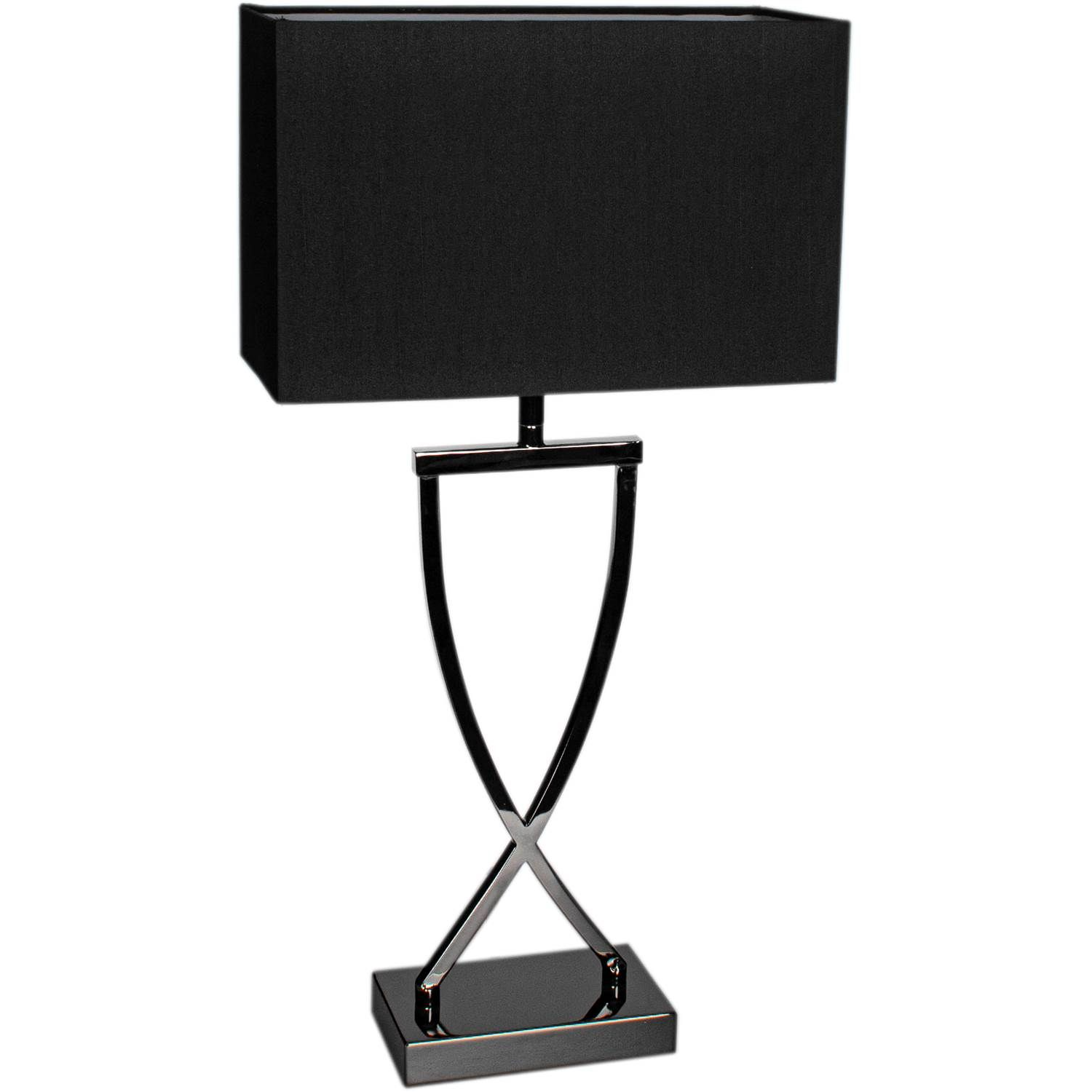 7391741204448 By Rydéns Omega 52 sort/krom - Bordlampe Lamper,Bordlamper,Bordlamper 2190003568 121403