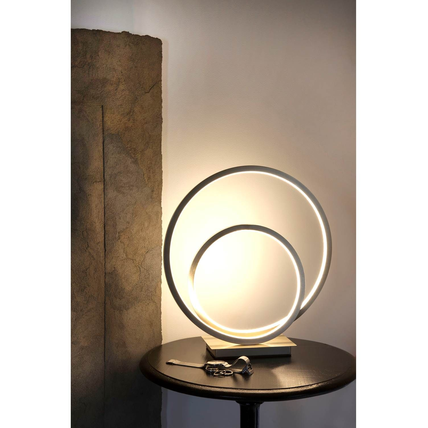 7392986772273 Aneta Loop stål - Bordlampe Lamper,Bordlamper,Bordlamper 2190001169 114523