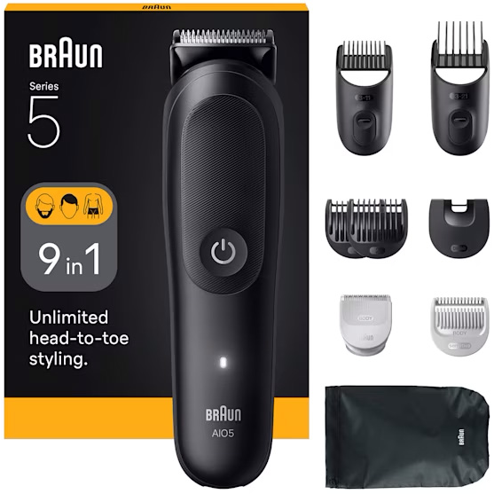 7500435245029 Braun AIO5540 - All-in-One hårtrimmer Personlig pleje,Barbering,Skægtrimmer 2190013288 AIO5540