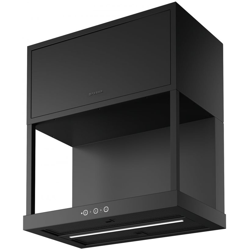 Faber Modular F60 BK Matt - Vægmonteret emhætte