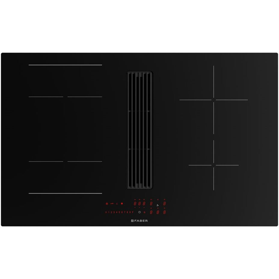 Faber Galileo Linear F830 - Kogeplade med indbygget emhætte