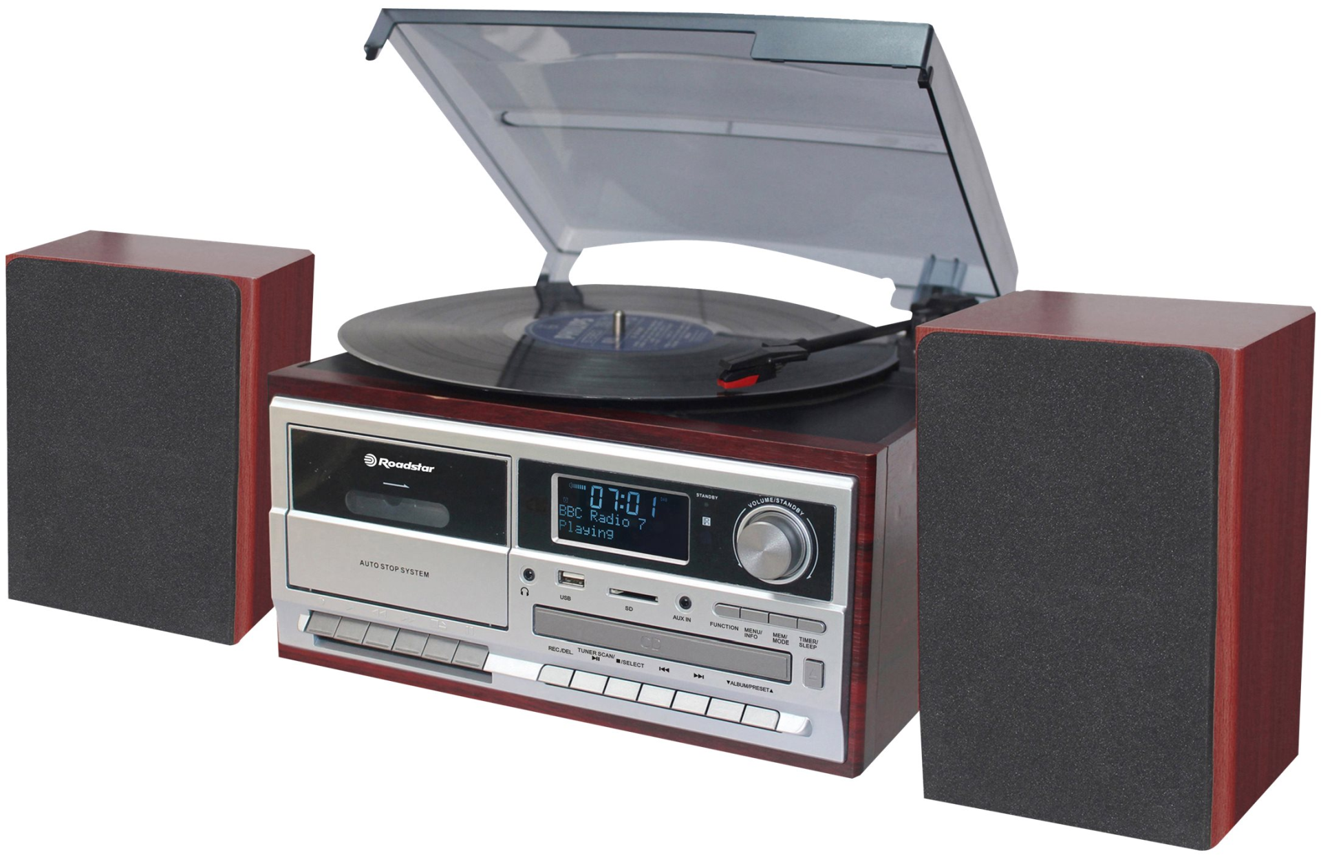 7621800032935 Roadstar HIF-8892D+BT - Pladespiller med Bluetooth TV & HIFI,HIFI,Pladespillere 20500238624 HIF-8892D+BT