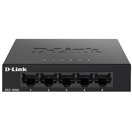 790069458576 D-LINK 5-Port Gigabit Ethernet Metal Housing Unmanaged Switc Computer & IT,Netværk,Diverse netværk 2190005012 DGS-105GL