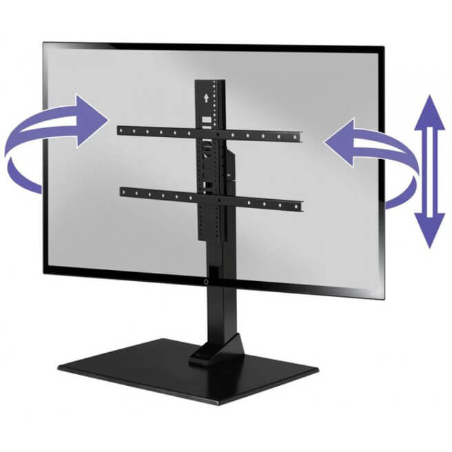 793795537669 Sanus Universal TV Swivel Stand 40-86'', sort - TV-stander t TV & HIFI,TV,Tilbehør TV 15000002420 VSTV2-B2
