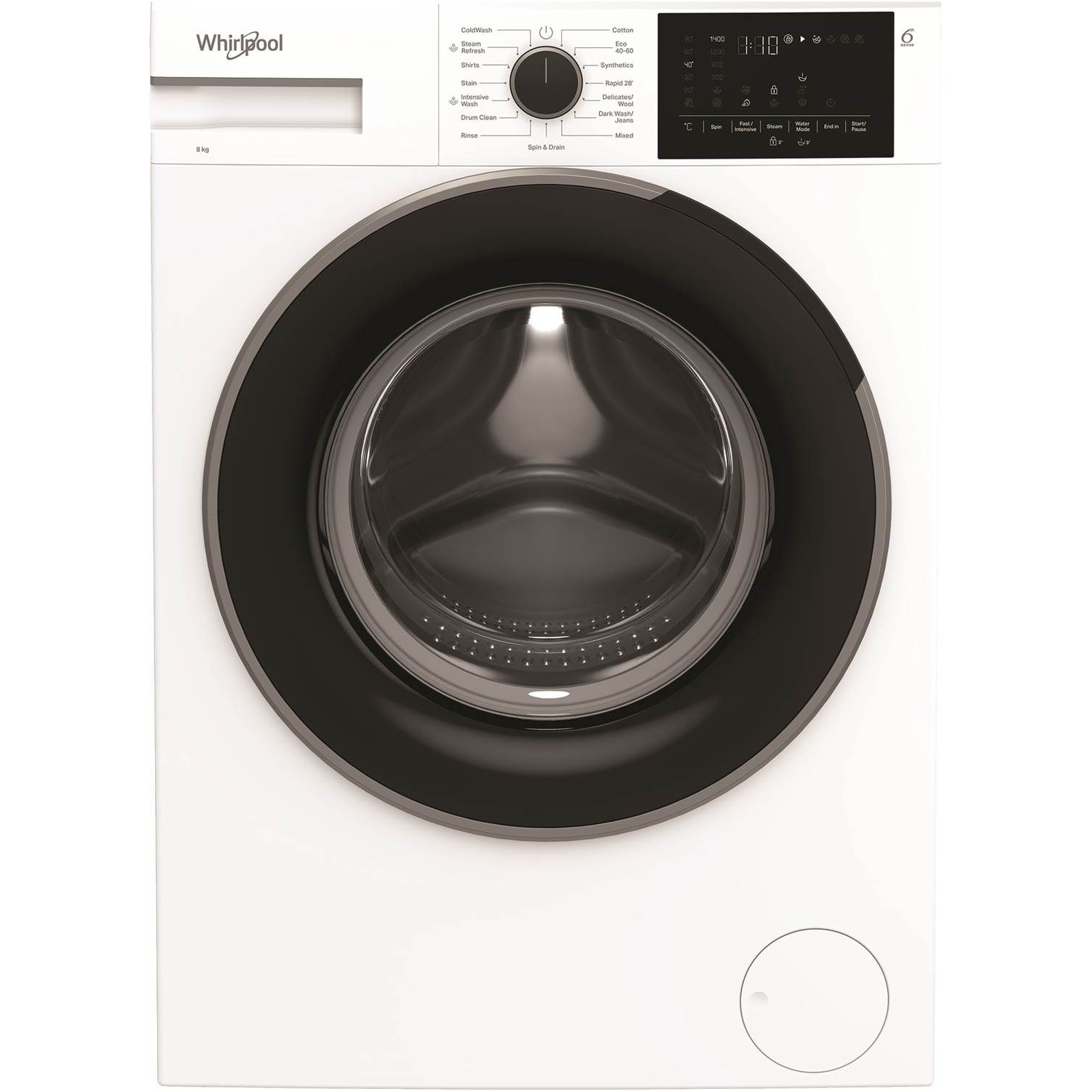 8003437065590 Whirlpool WSPM 86WB EE - Frontbetjent vaskemaskine Hvidevarer,Vaskemaskine,Frontbetjente vaskemaskiner 2190012402 WSPM 86WB EE