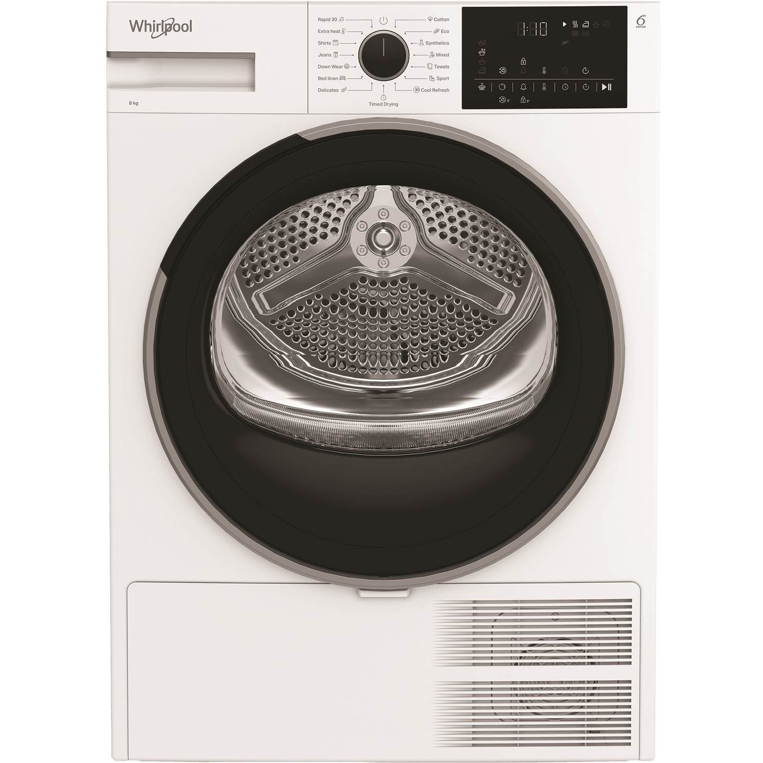 8003437066009 Whirlpool WSD 86M WB EE - Kondenstørretumbler m/varmepumpe Hvidevarer,Tørretumbler,Kondenstørretumblere 2190012404 WSD 86M WB EE